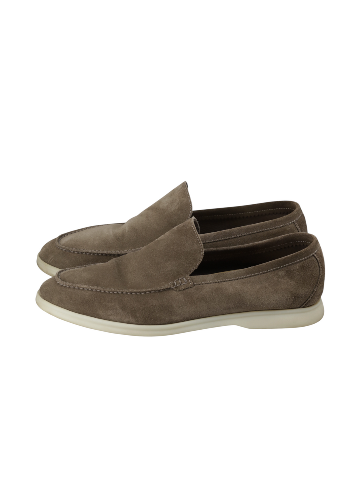 Loro Piana Taupe Suede Summer Walk