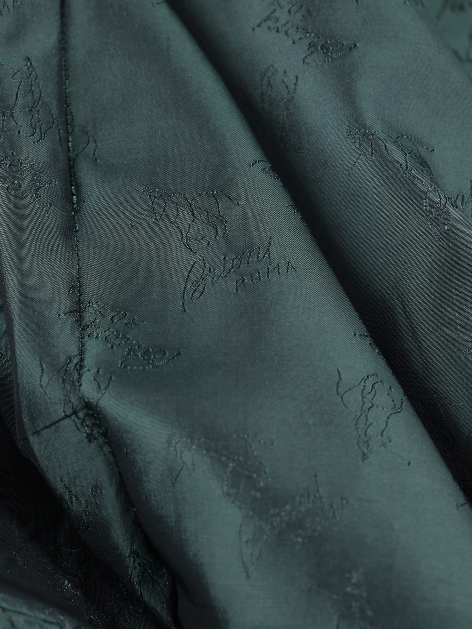 Brioni Forest Green Vintage Cashmere & Silk Double-Breasted Jacket