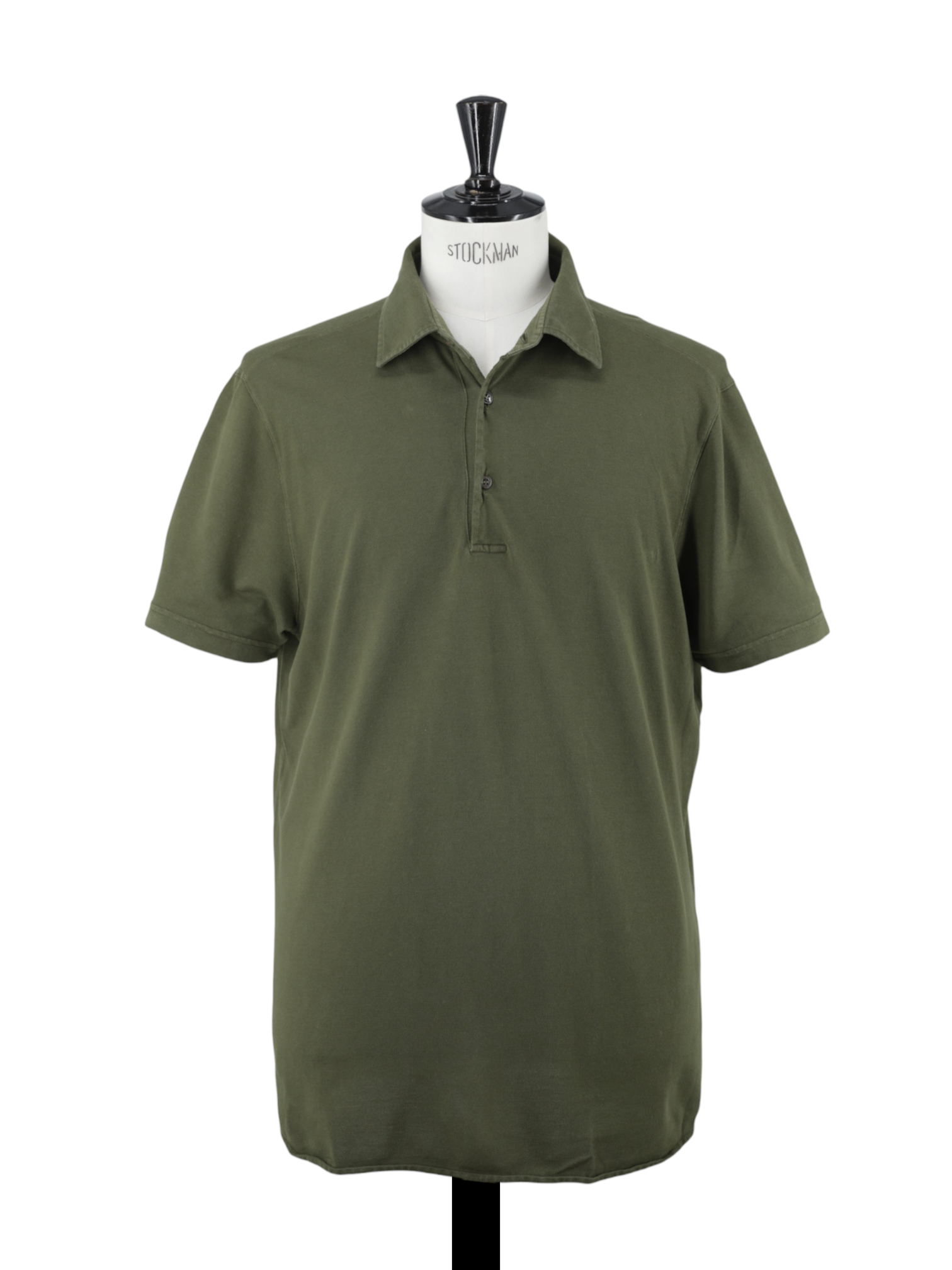 Loro Piana Olive Green Lightweight Cotton-Pique Polo