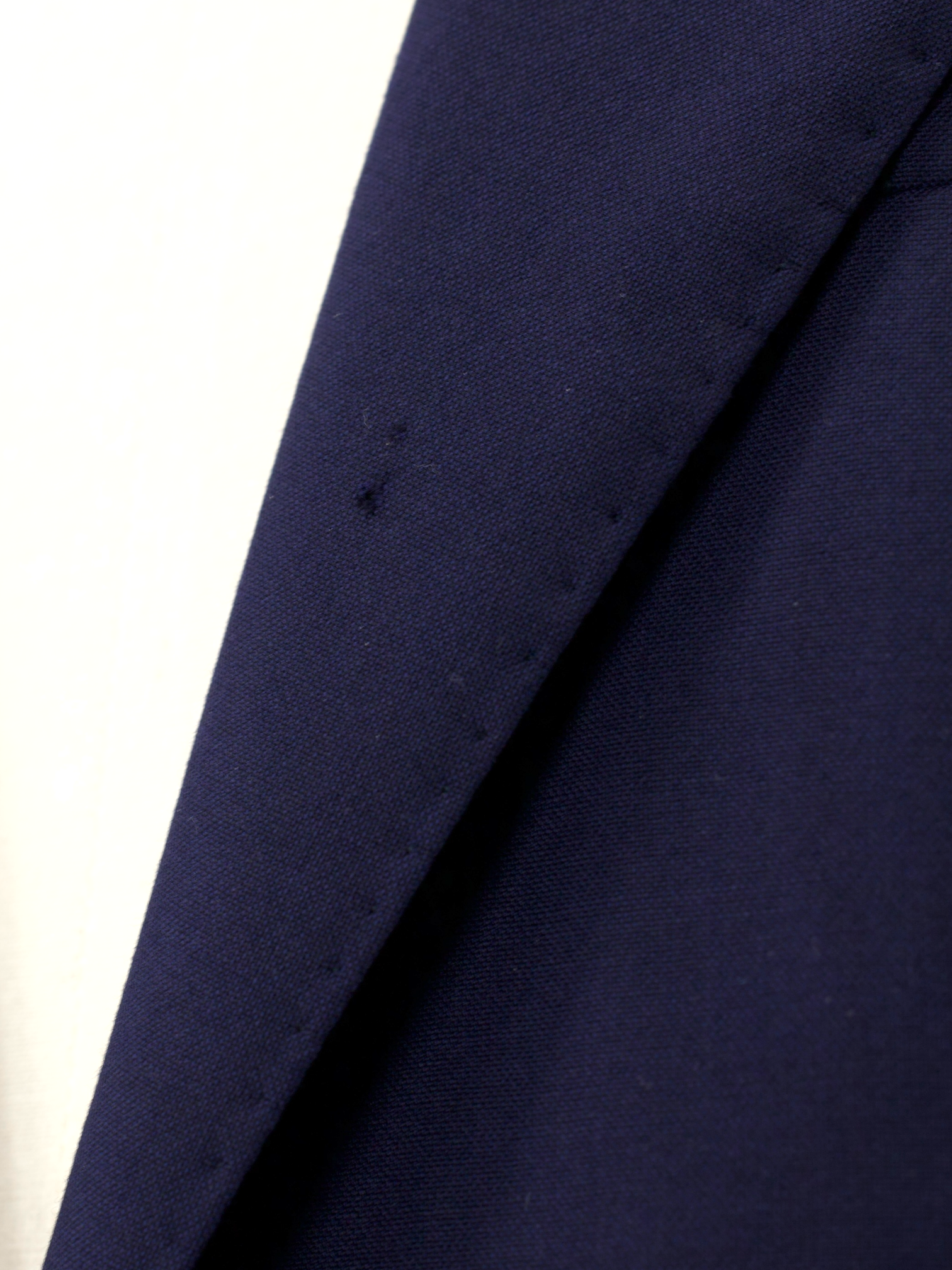 Orazio Luciano Marine Blue Wool Plain Weave Suit