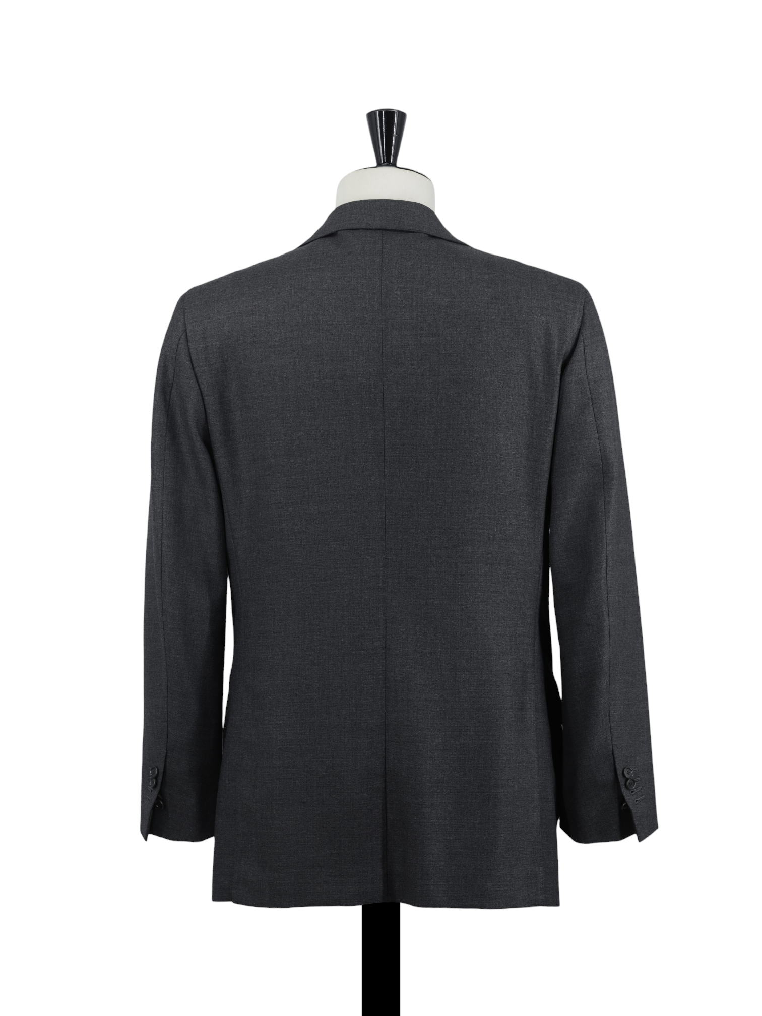 Cesare Attolini Dark Grey Lightly-Brushed High-Twist Wool Suit