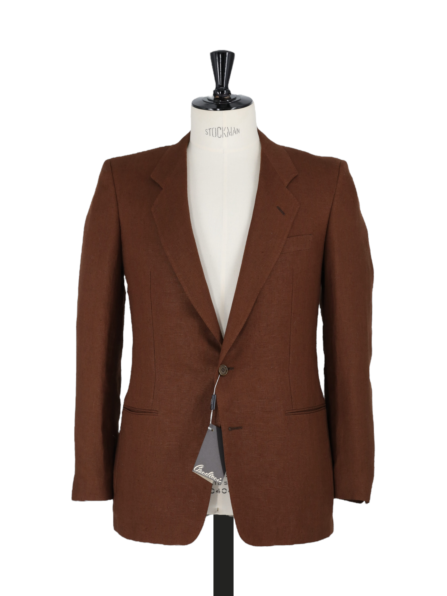 Corneliani Vintage Tobacco Brown Pure Linen "Miami Vice" Suit