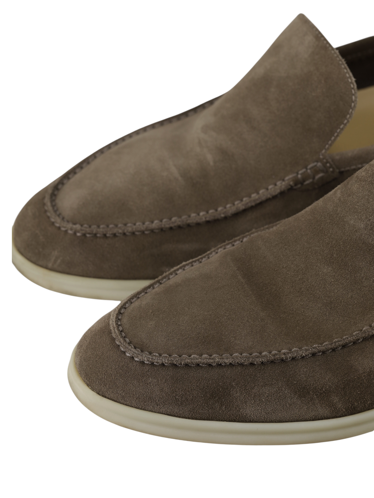 Loro Piana Taupe Suede Summer Walk