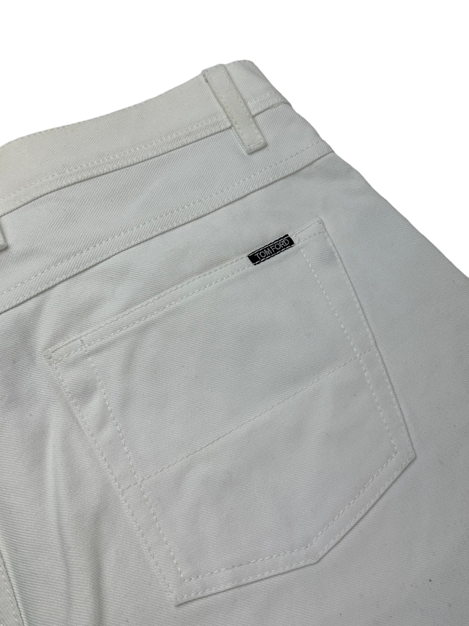 Tom Ford White 5-Pocket Jeans