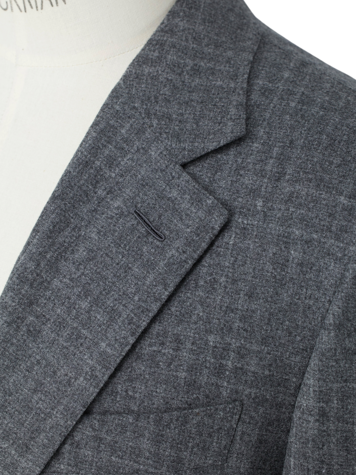 Ermenegildo Zegna Couture Grey Wool, Silk & Cashmere Micro-Check Suit