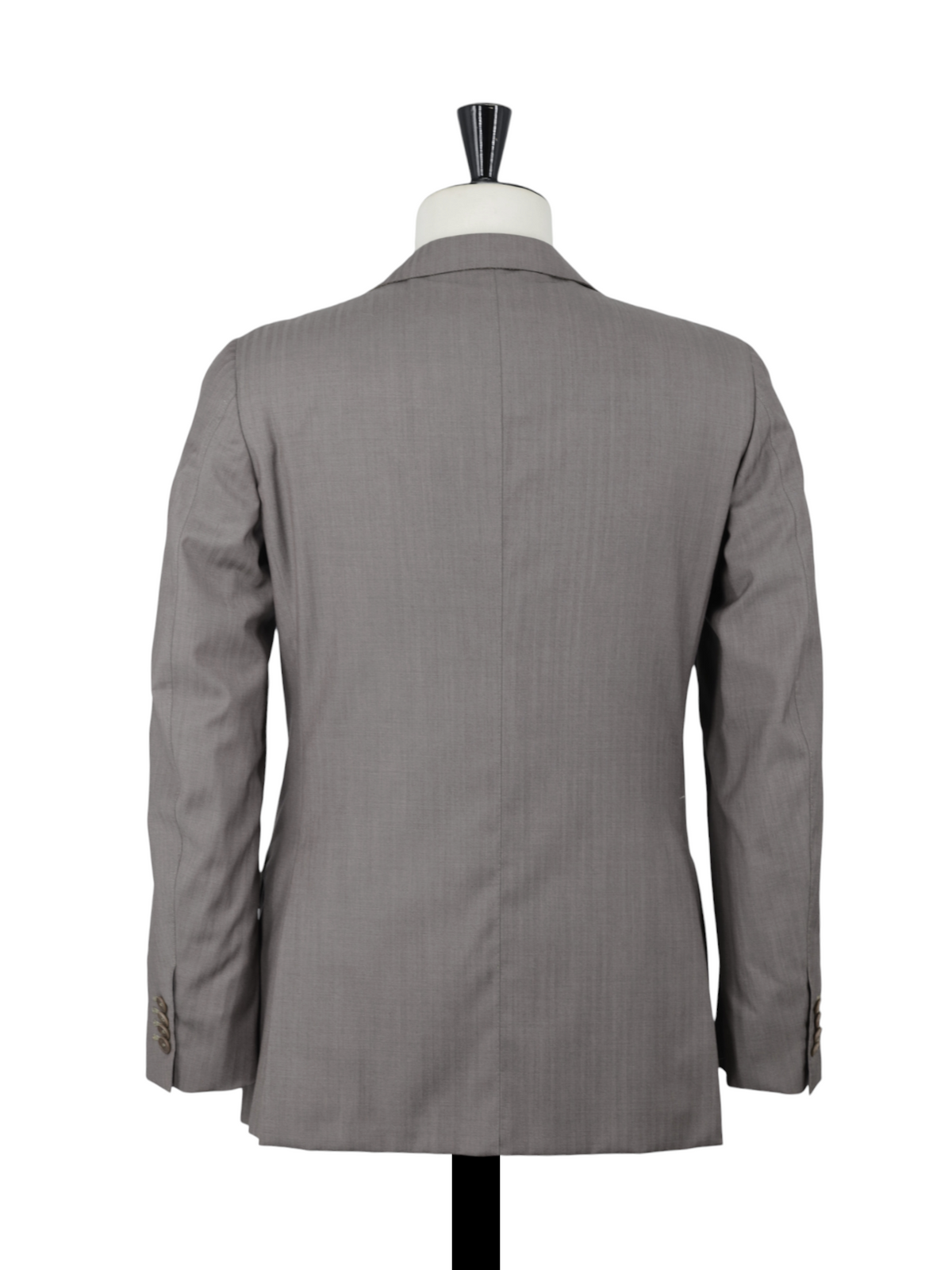 Ermenegildo Zegna Warm Taupe 4-Seasons Trofeo-Wool Herringbone Suit