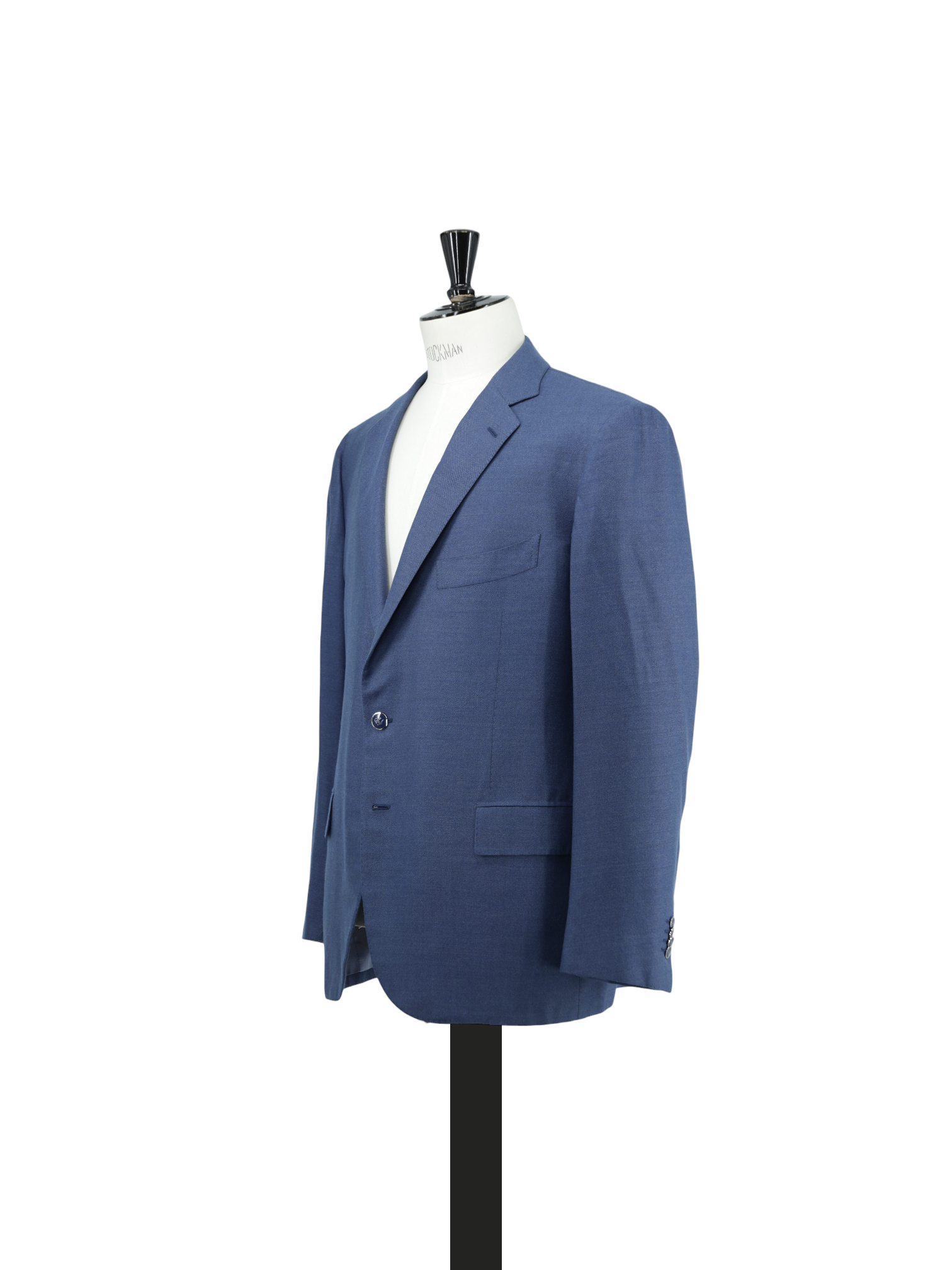 Cesare Attolini Blue Wool, Silk & Vicuña Twill Connaisseur Jacket