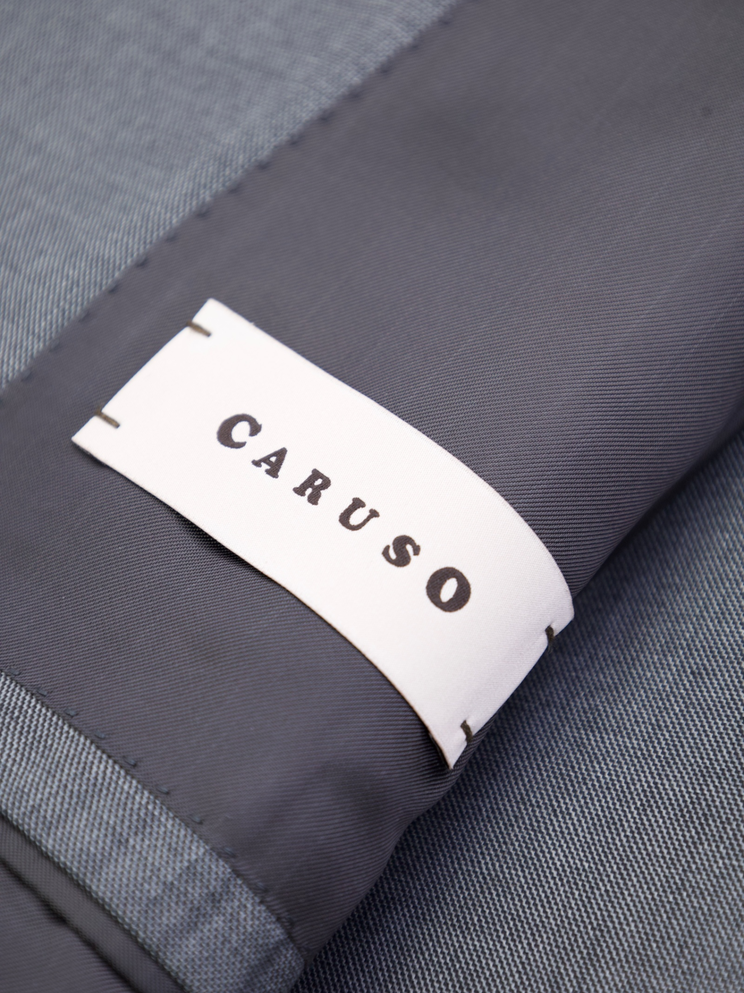 Caruso Grey Sharkskin Super 150's "Quattroventi" Suit + Extra Trousers