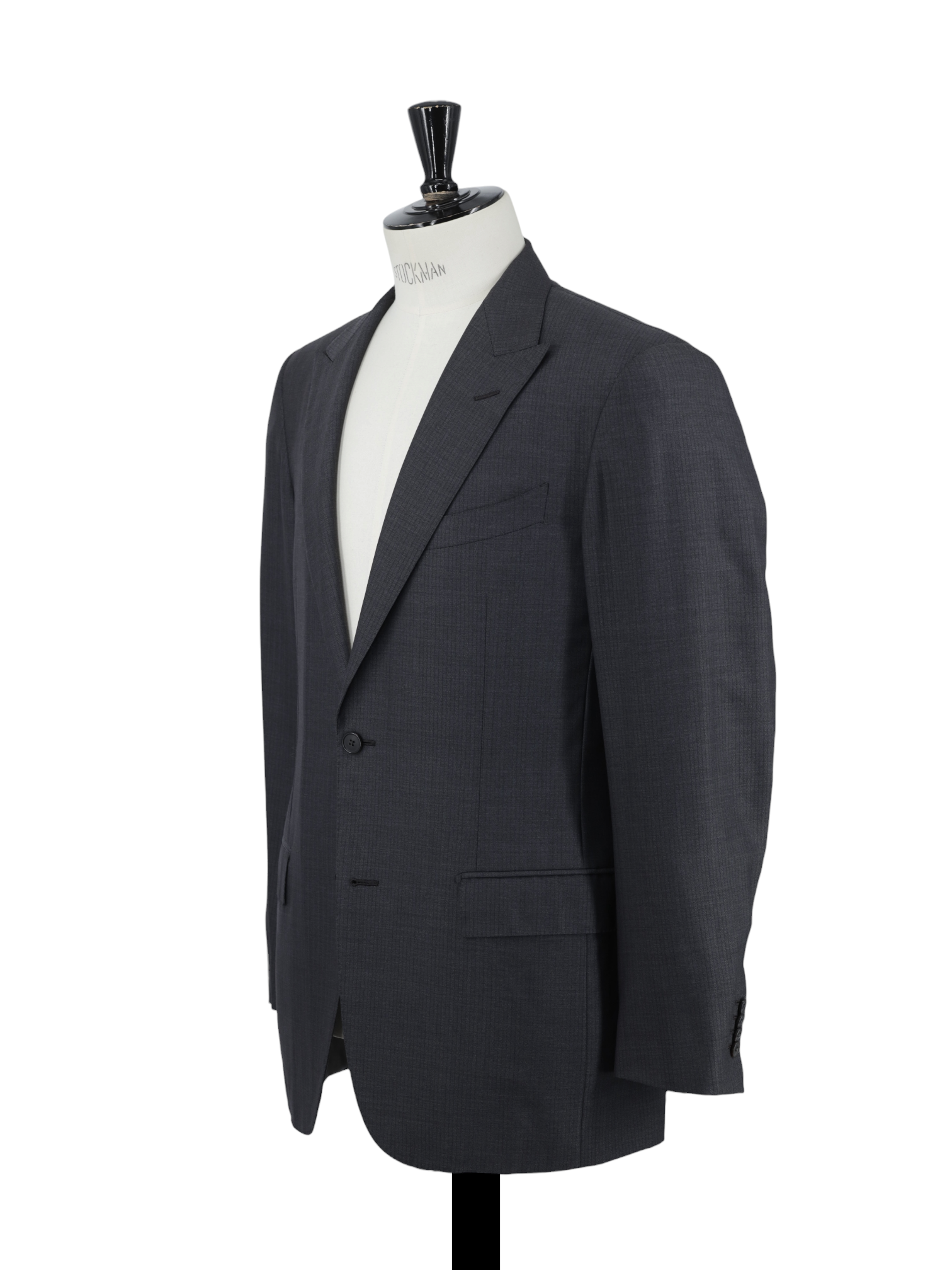 Ermenegildo Zegna Grey 15-milmil-15 Micro-Herringbone Mila Suit