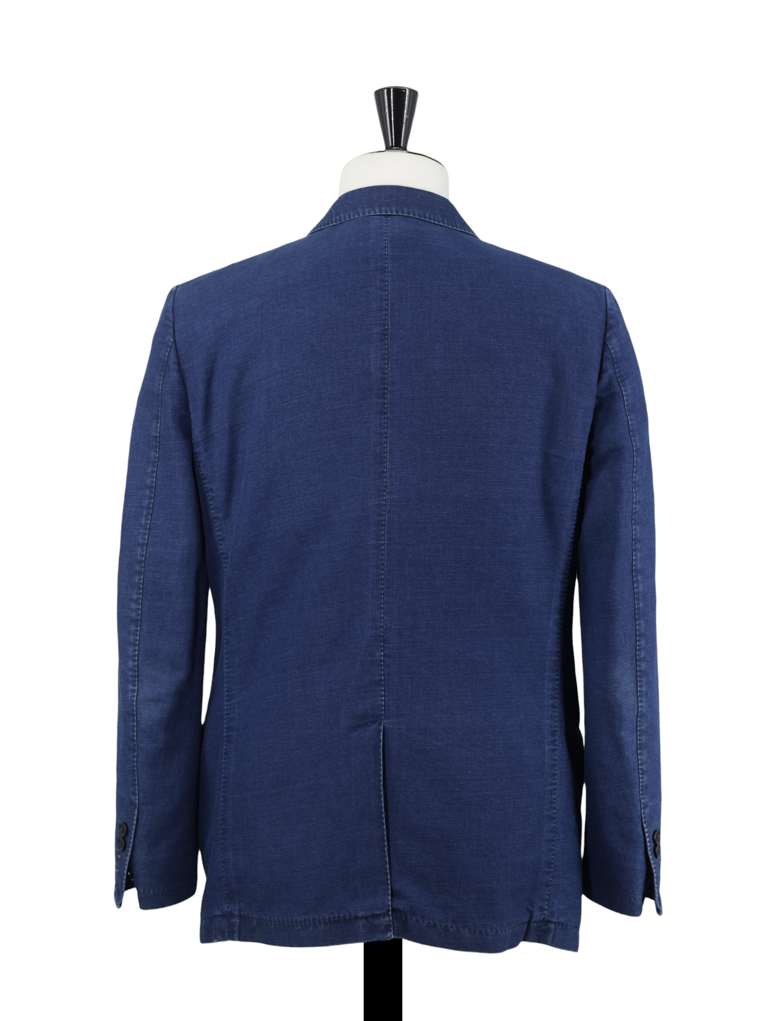 Ermenegildo Zegna Blue Cotton-Denim Twill Casual Jacket