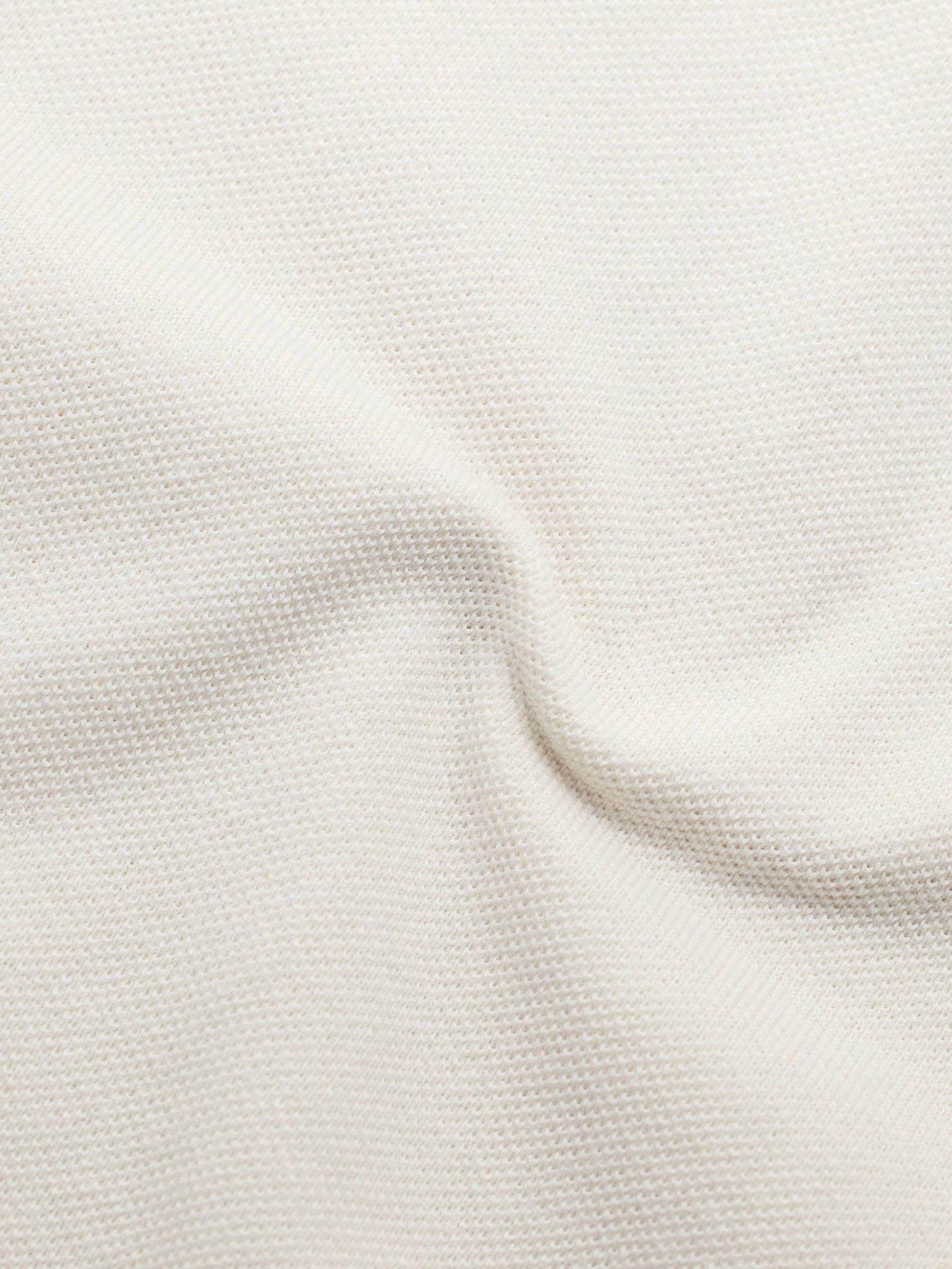 Loro Piana Offwhite Knitted Pique-Cotton Andrew Shirt