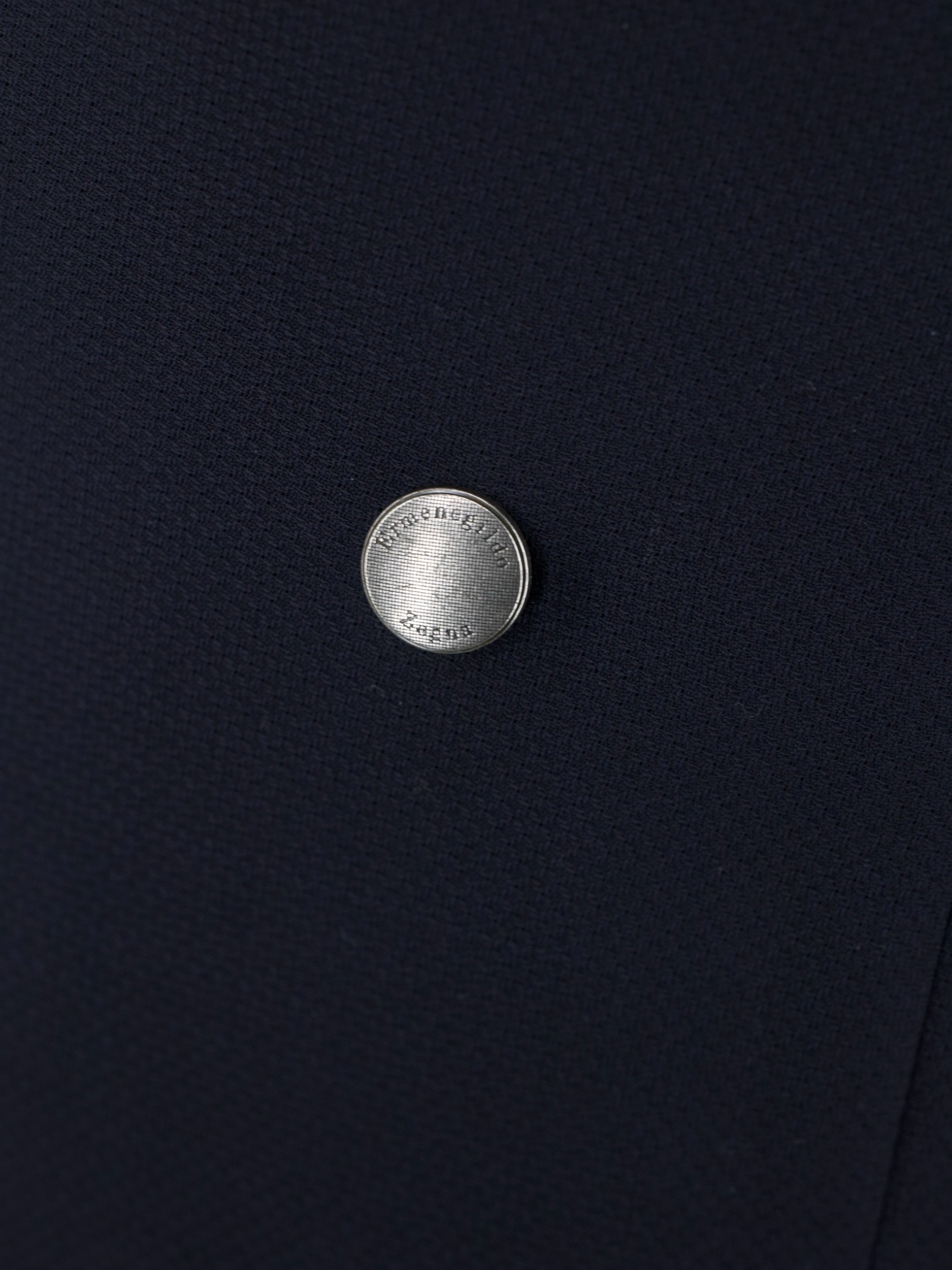Ermenegildo Zegna Navy Double Breasted "Cool-Effect" Wool Mila Jacket