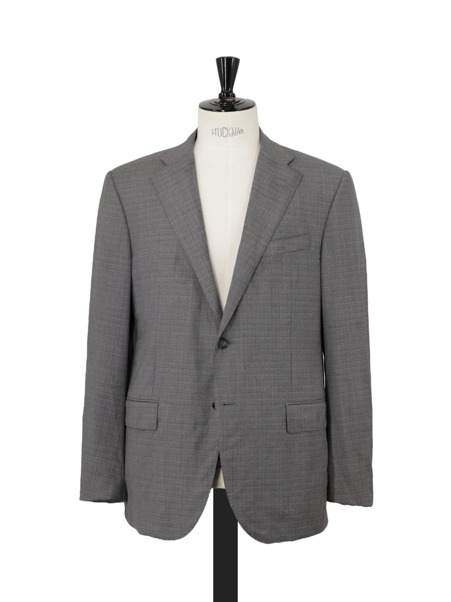 Corneliani Light Grey Super 110's Micro-Check Suit