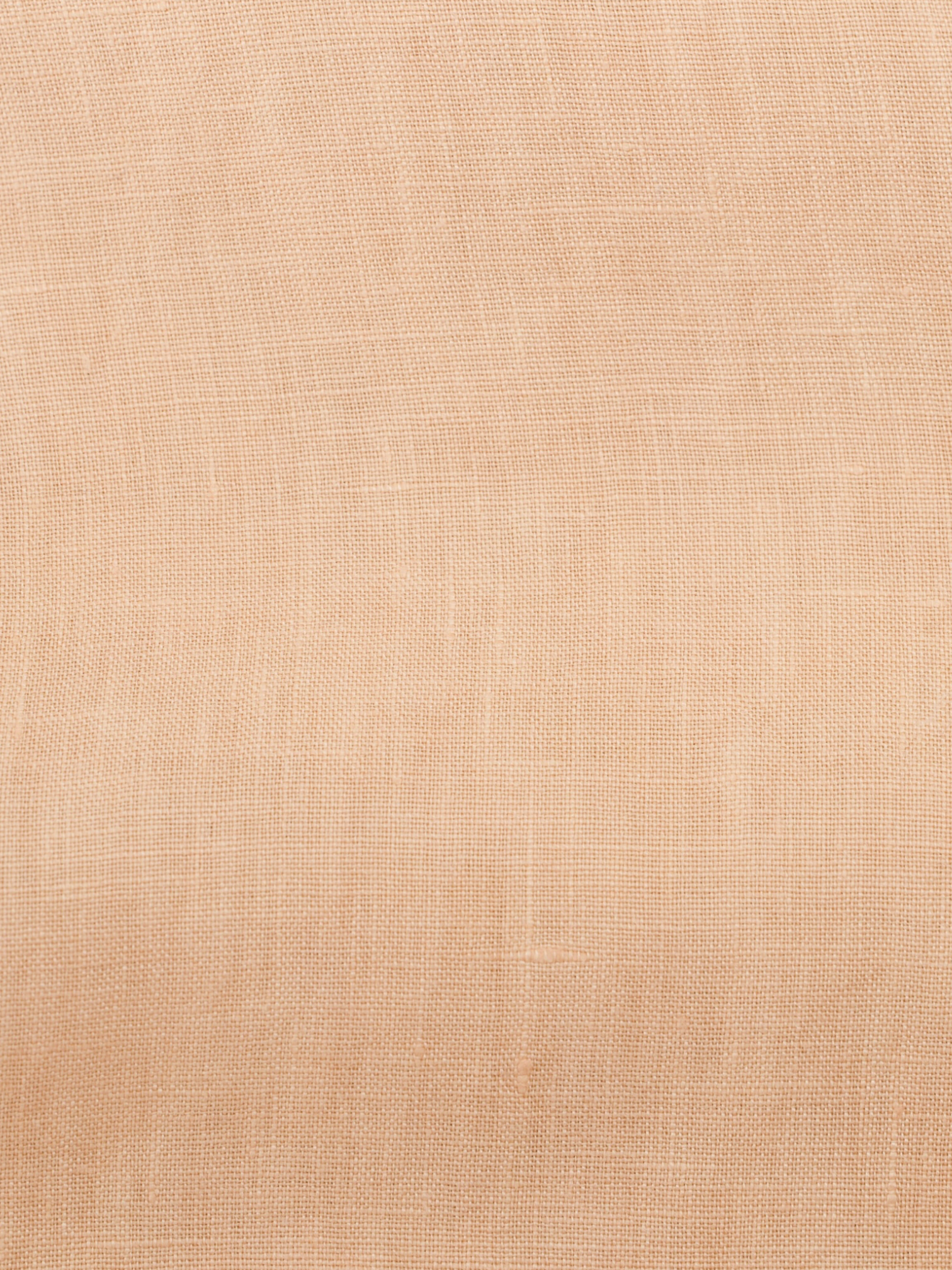 Loro Piana Pastel Orange André Garment-Dyed Linen Summer Shirt