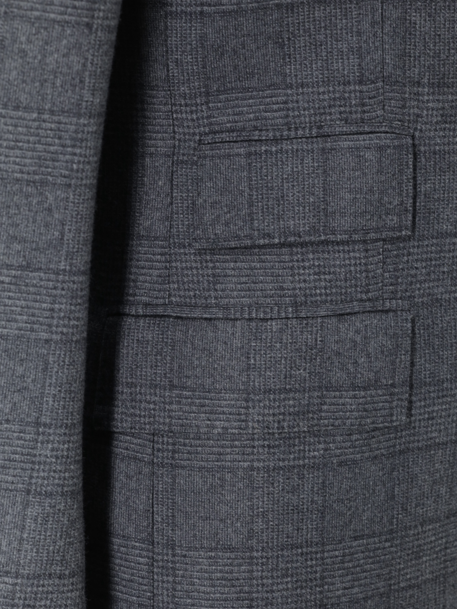 Orazio Luciano Warm Grey Wool & Cashmere Flannel Prince of Wales Suit