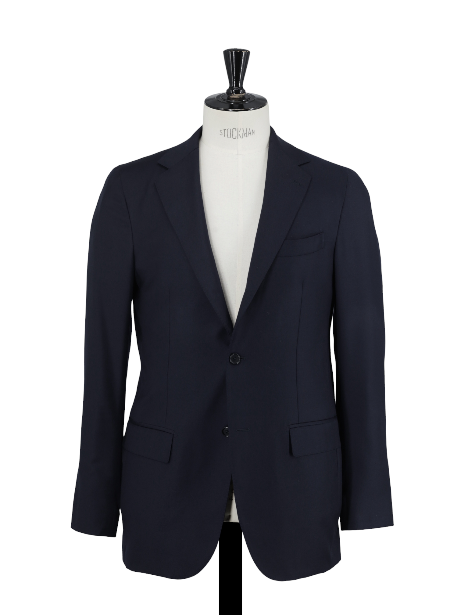E. Formicola Navy Fine-Wool Classic Twill Suit