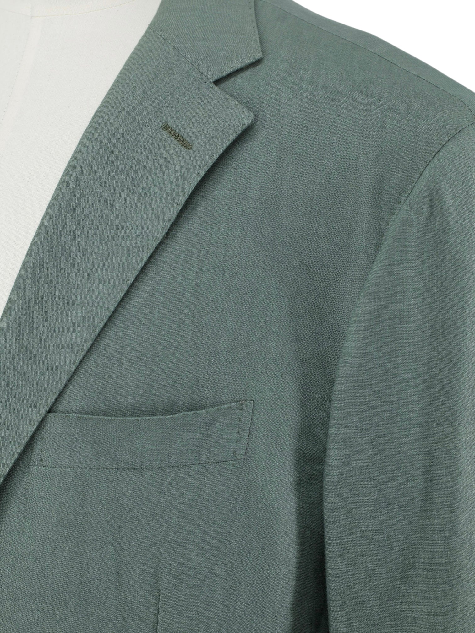 Corneliani Sage Green Linen & Silk Summer Jacket