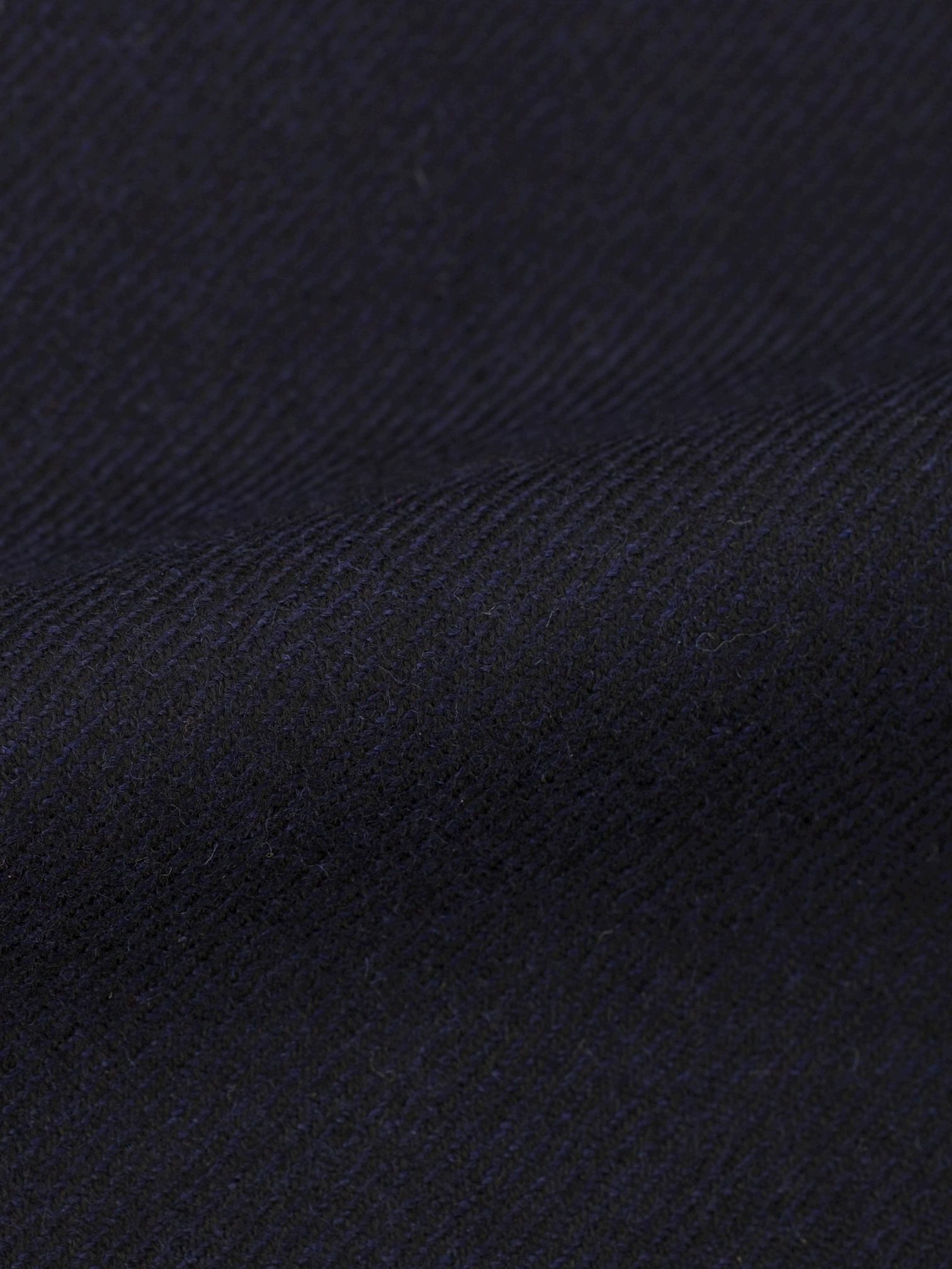Mandelli Navy Storm System & Rabbit-Fur Lining Overcoat