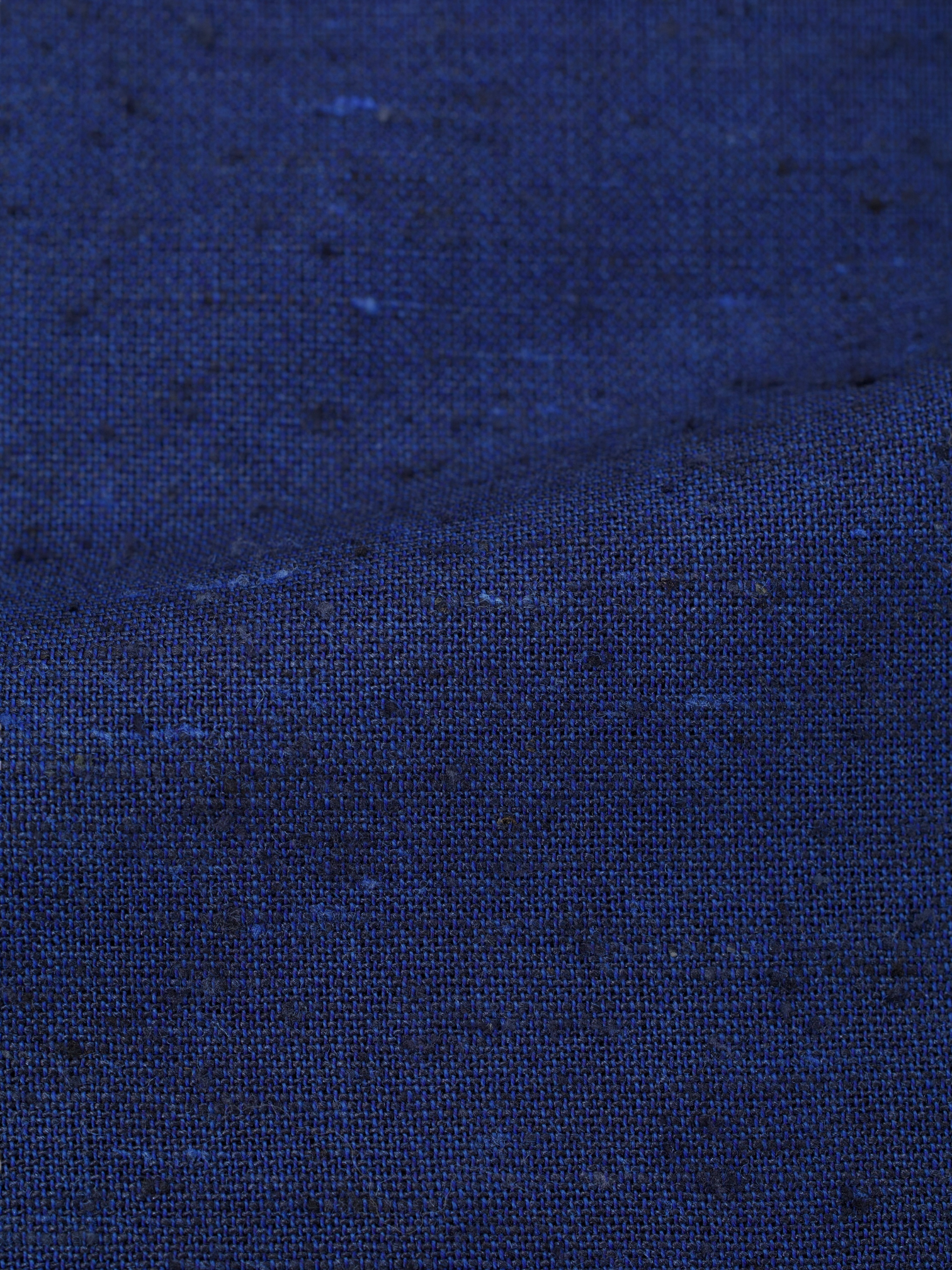 Orazio Luciano Azure Blue Silk, Wool & Mohair Shantung Jacket