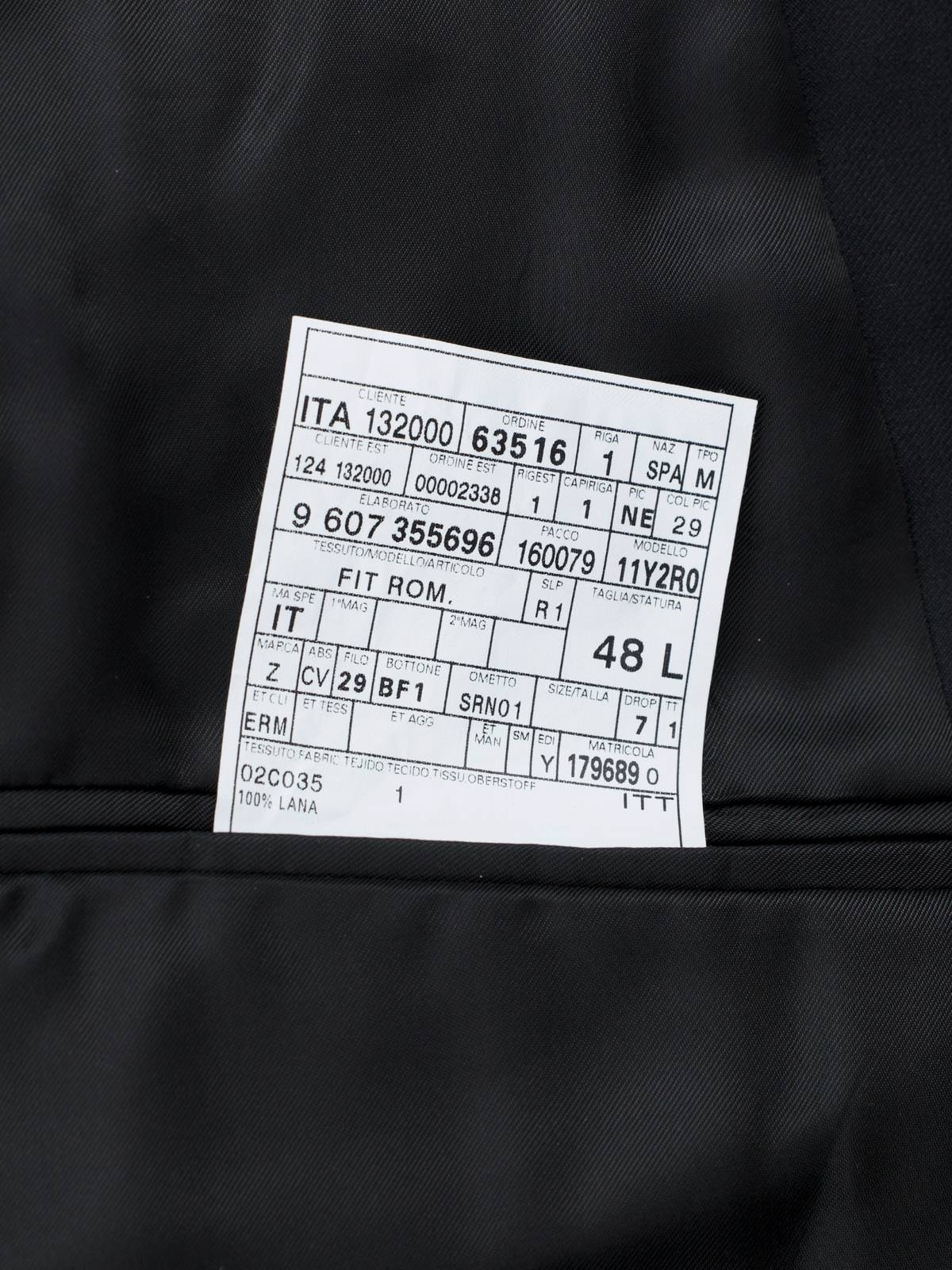 Ermenegildo Zegna Black & Grey Trofeo-Wool Traditional Morning Suit