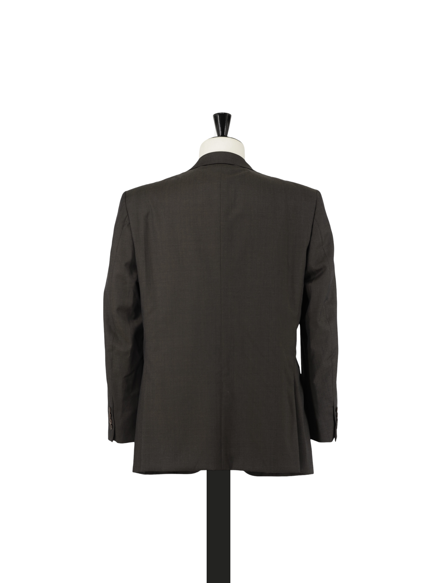 Brioni Dark Brown Fine-Wool Pinpoint Senato Suit