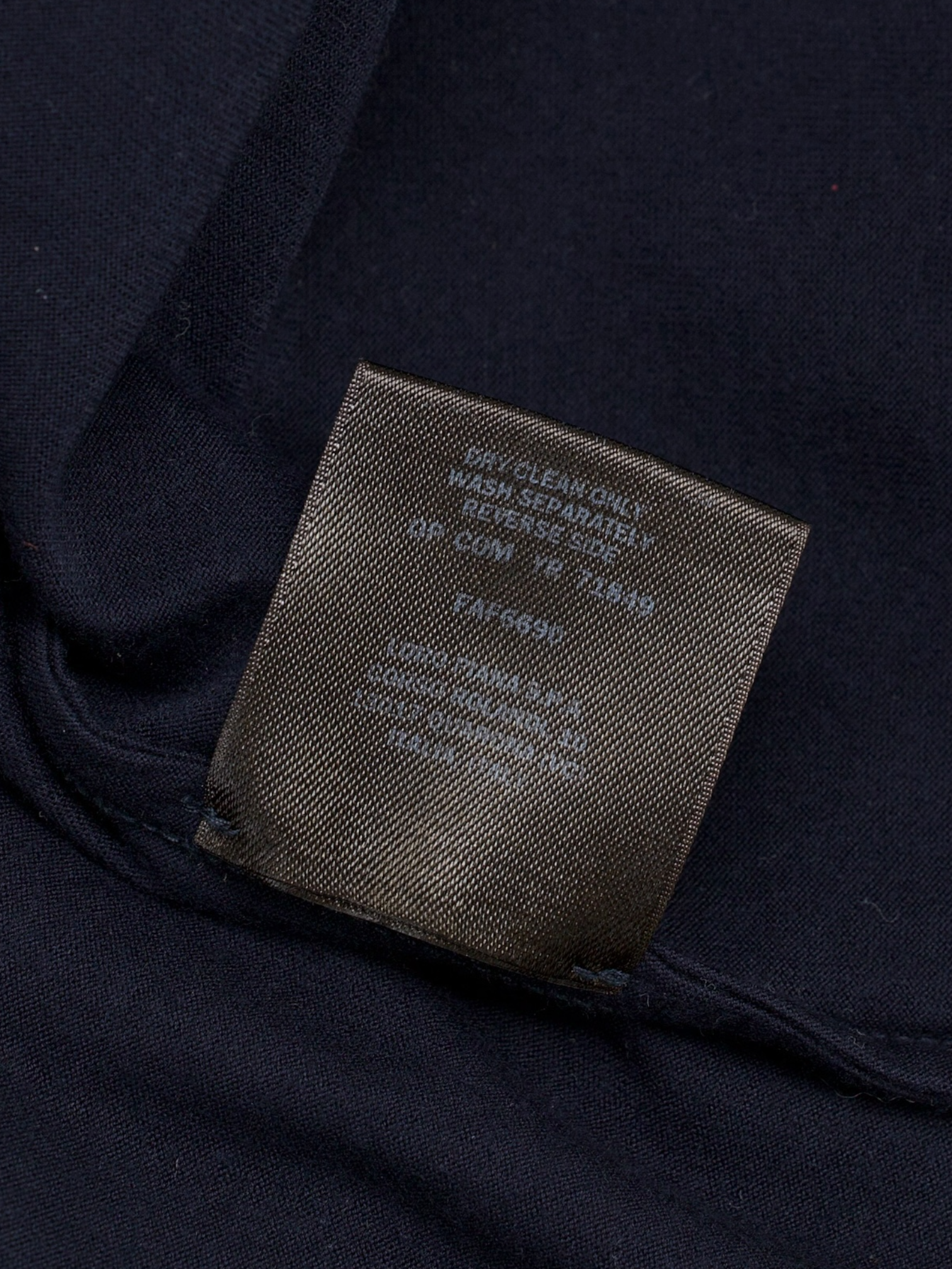 Loro Piana Navy "Gift of Kings" Wool Jersey-Knitted Polo