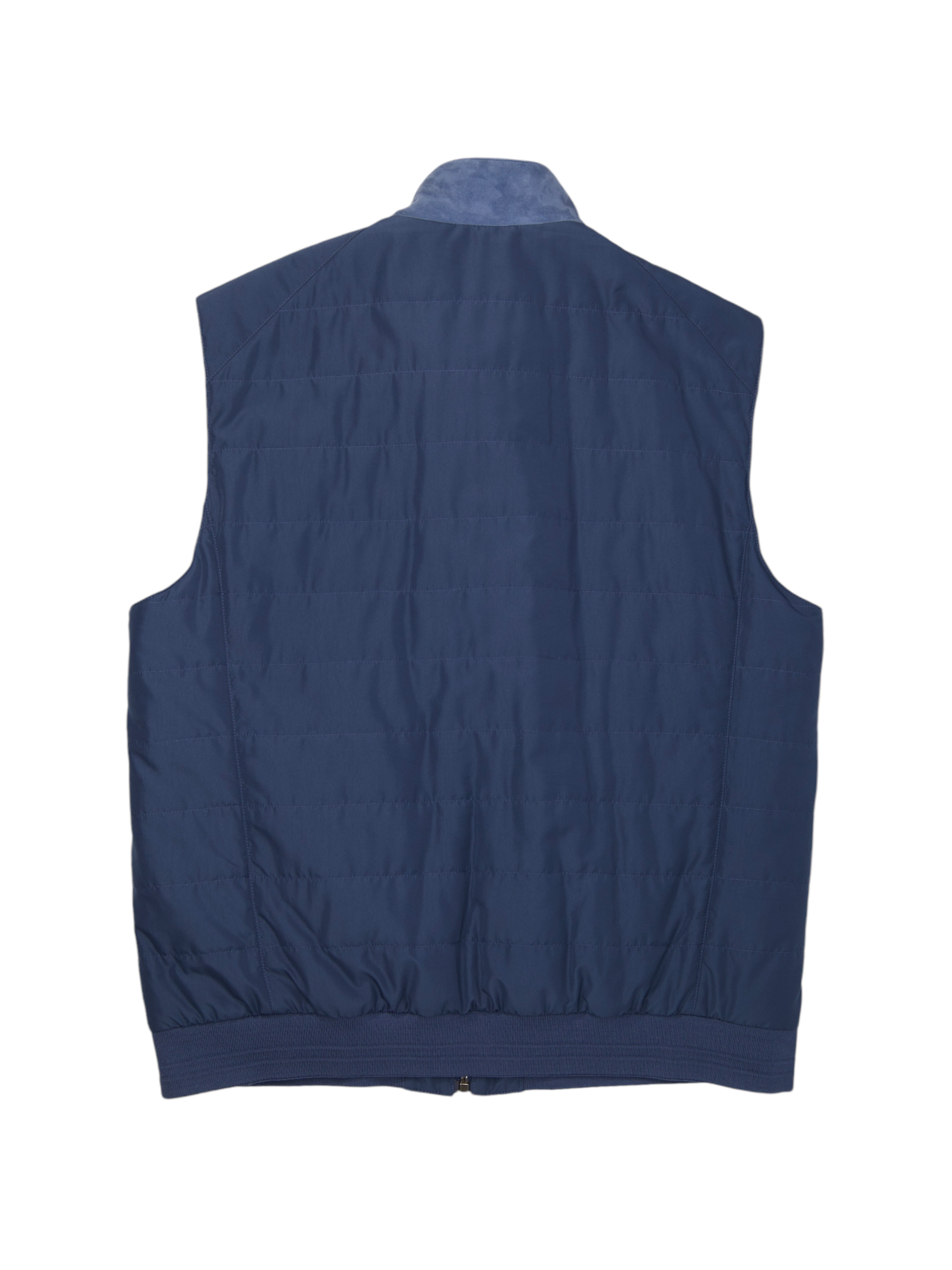 Corneliani Light Blue Lambskin Suede Vest