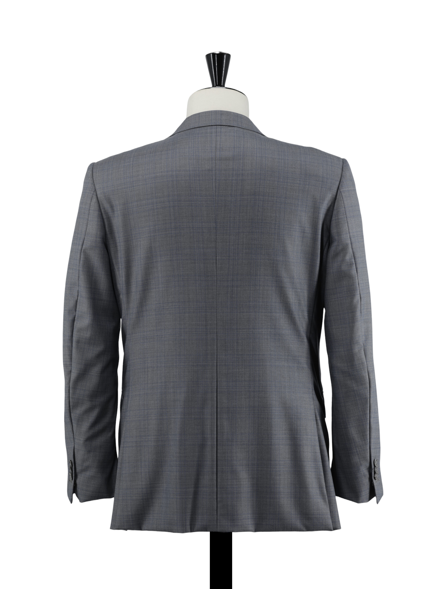 Ermenegildo Zegna Grey & Blue 15milmil15 Checkered Suit