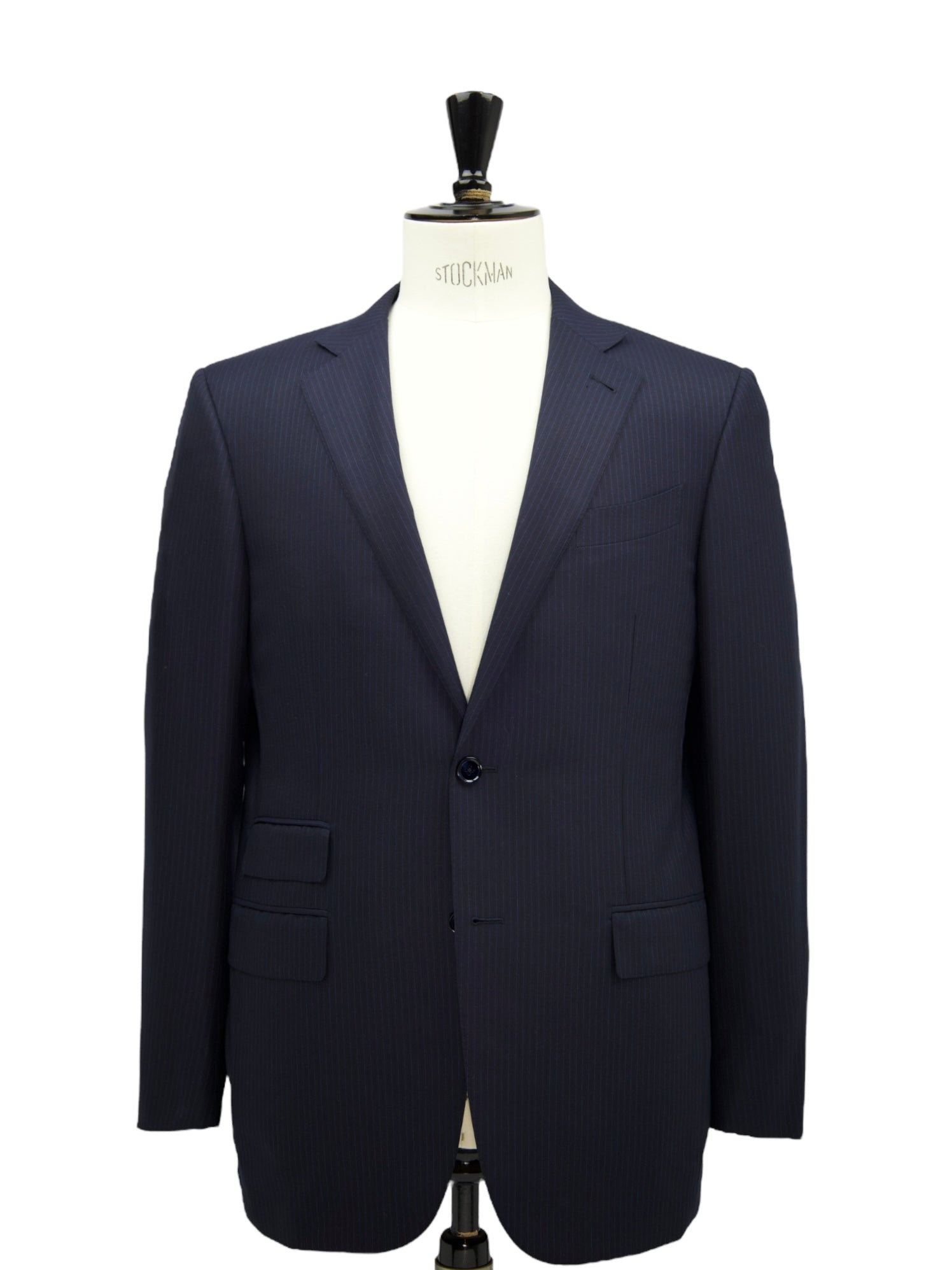 Ermenegildo Zegna Navy 12milmil12 Pinstripe Mila Suit