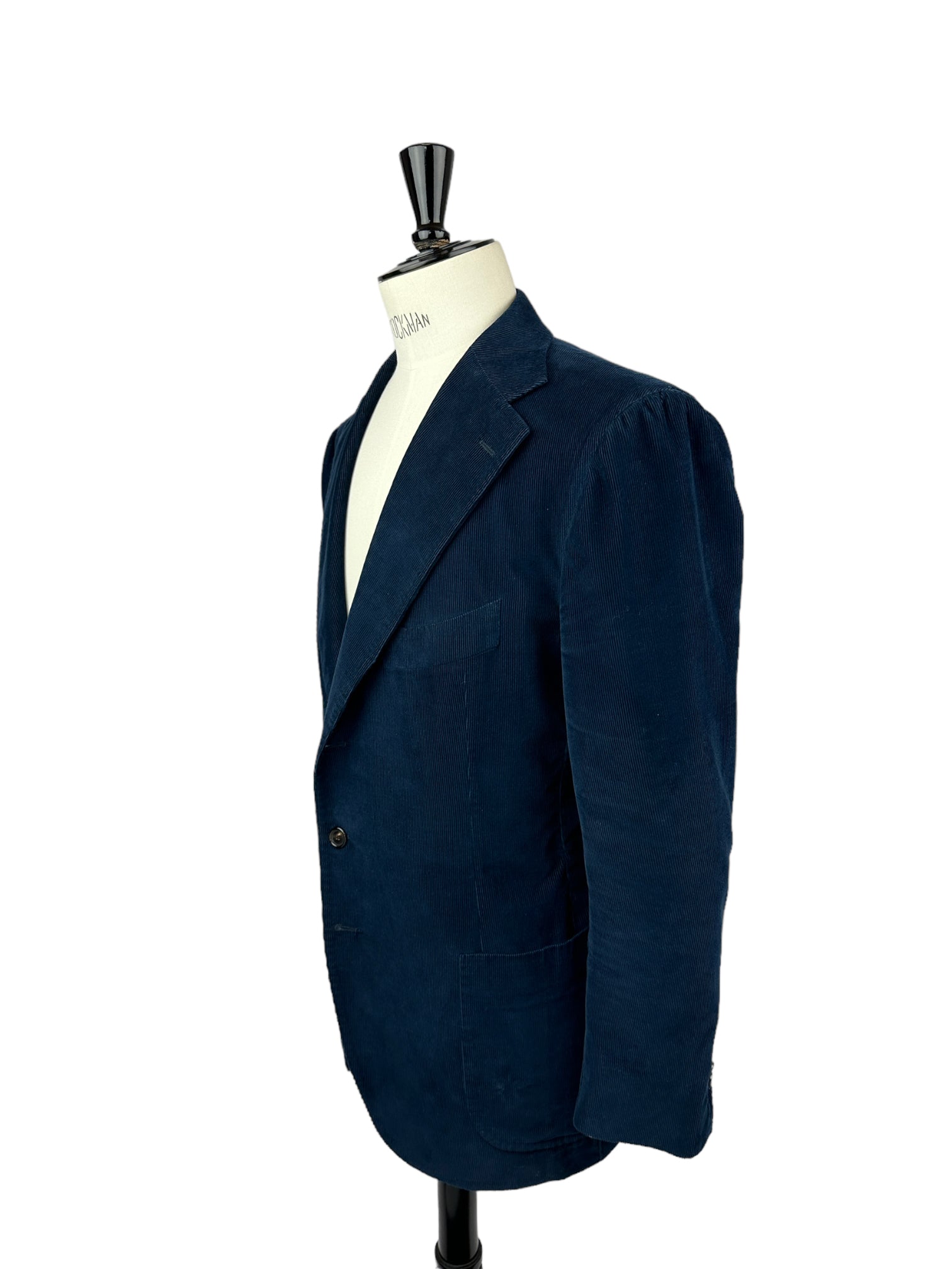 Cesare Attolini blauw corduroy pak