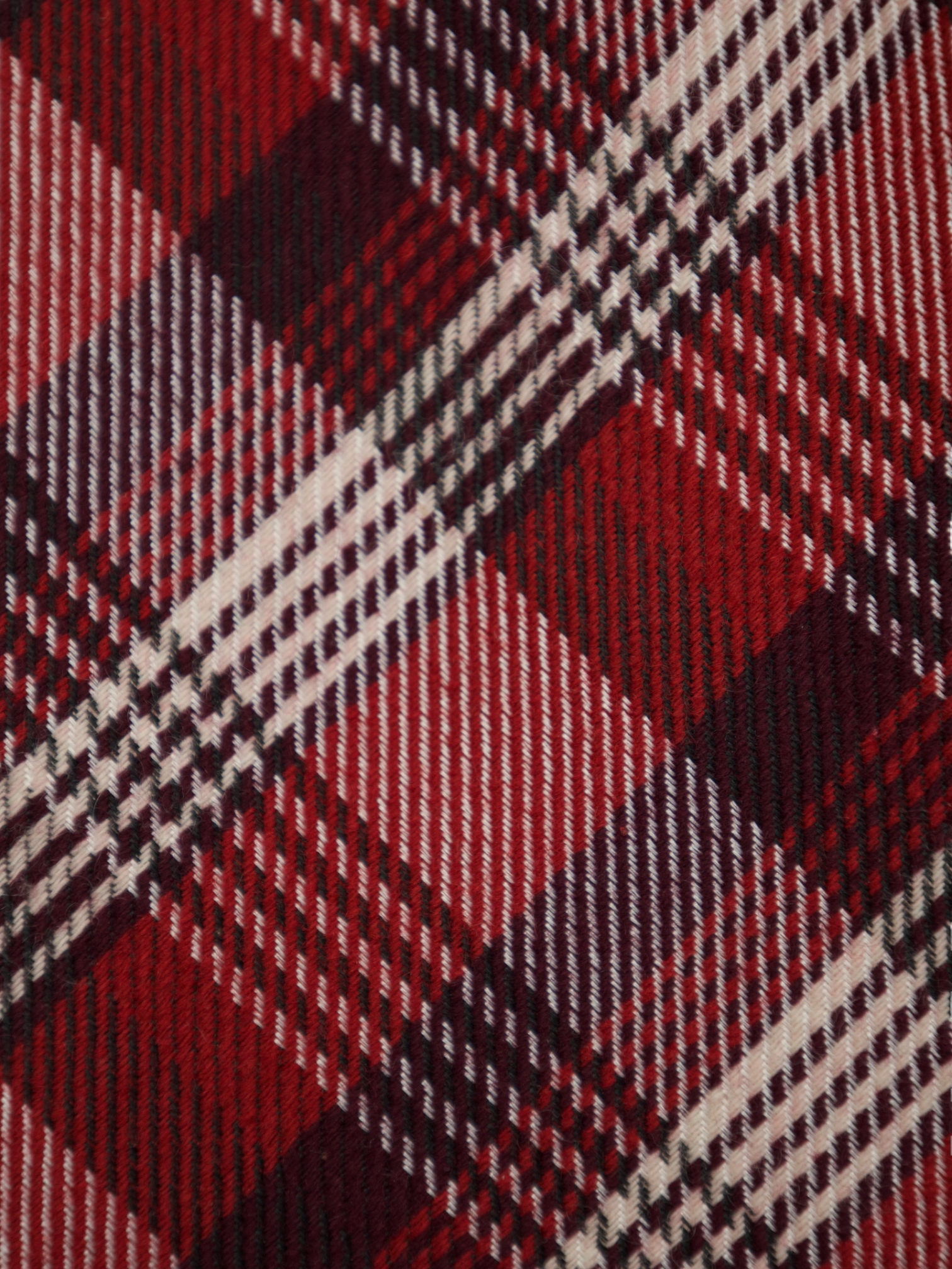 Tom Ford Red Tartan-Check Cashmere & Silk Tie