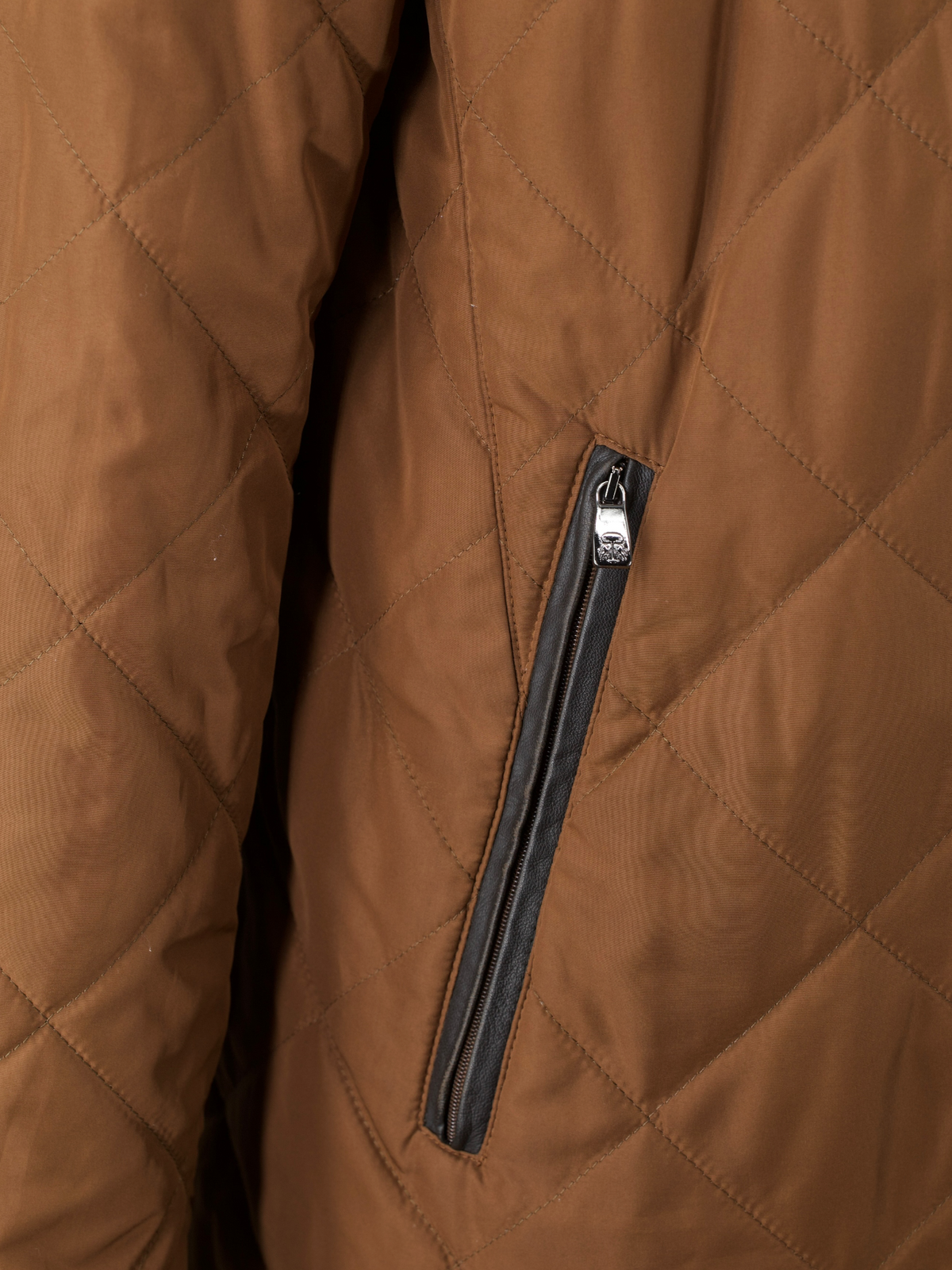 Corneliani Brown Quilted & Navy Softshell Reversible Carcoat