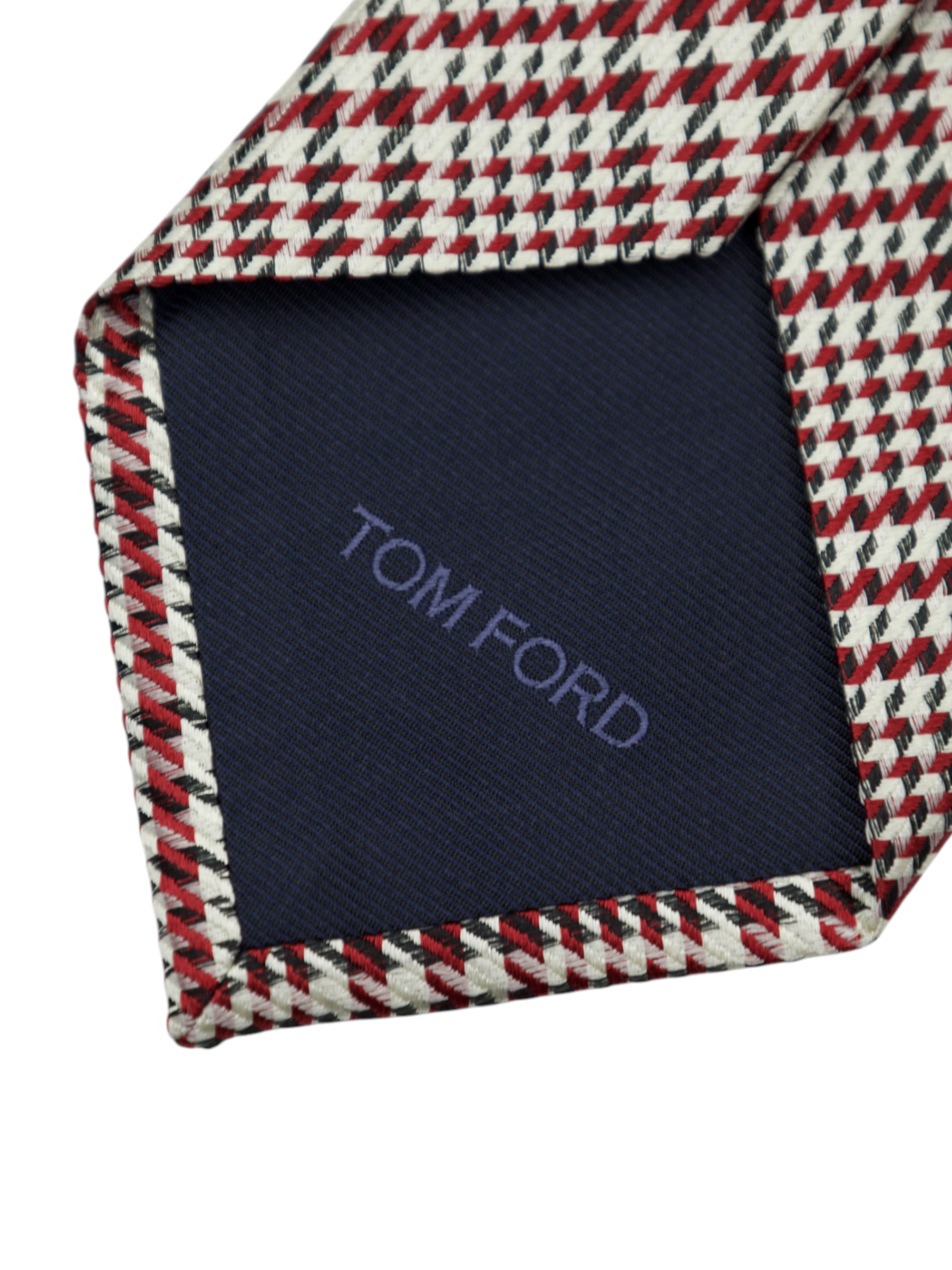 Tom Ford Burgundy Plaid Silk Tie