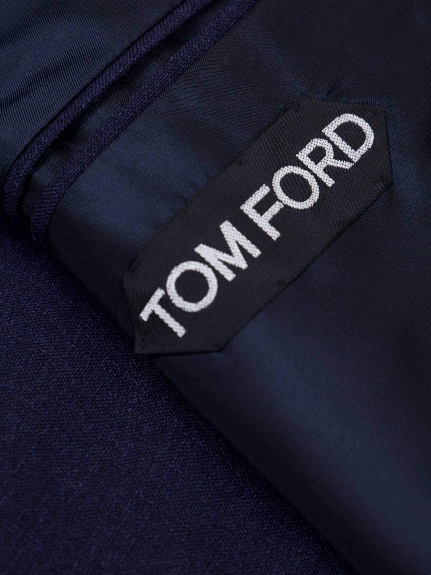 Tom Ford Blue Wool & Silk O'Connor Jacket