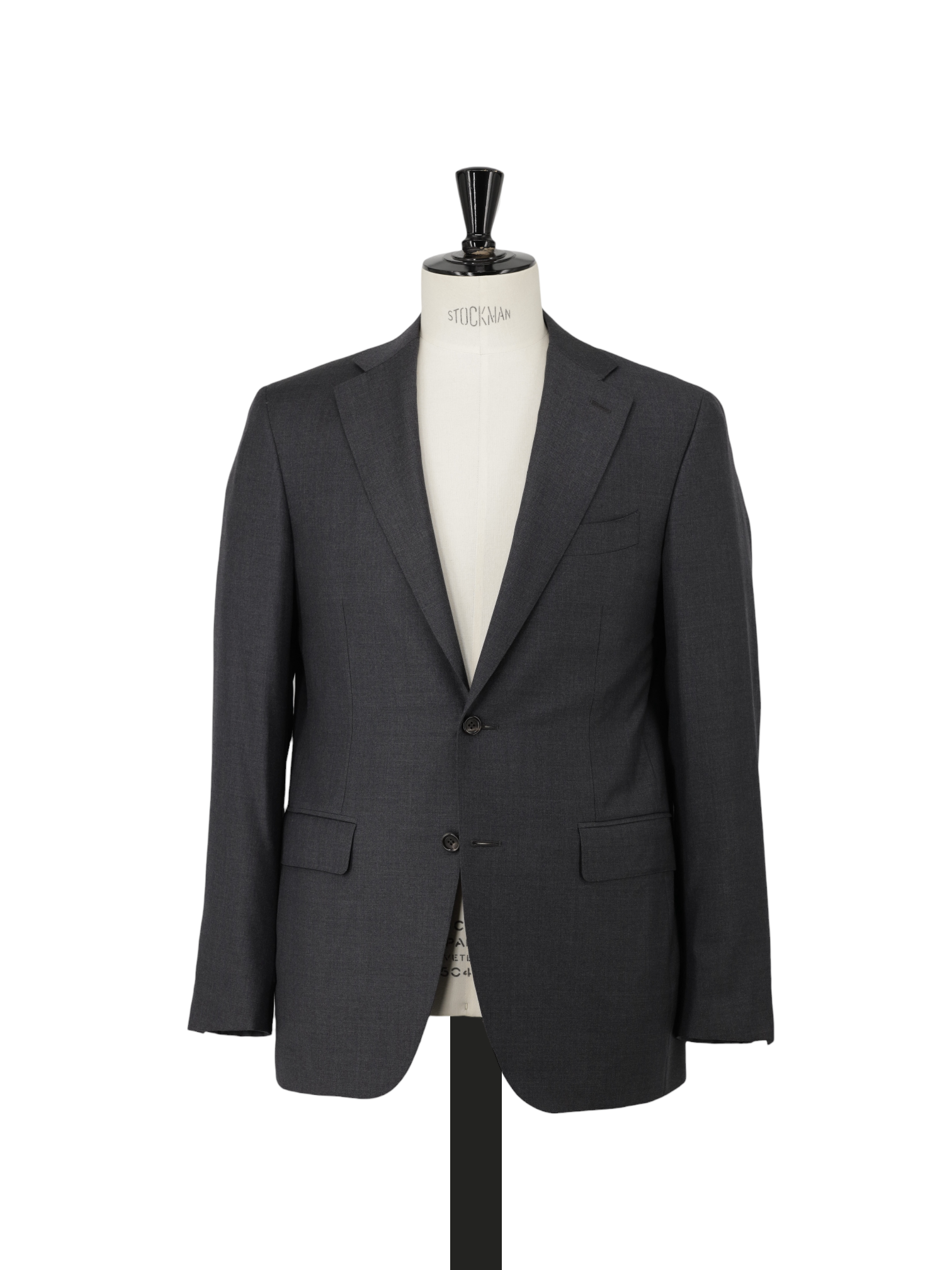 Canali Charcoal Fine-Wool Twill Business Suit