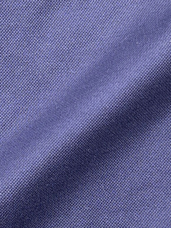 Fray paars piqué overhemd met button-down kraag