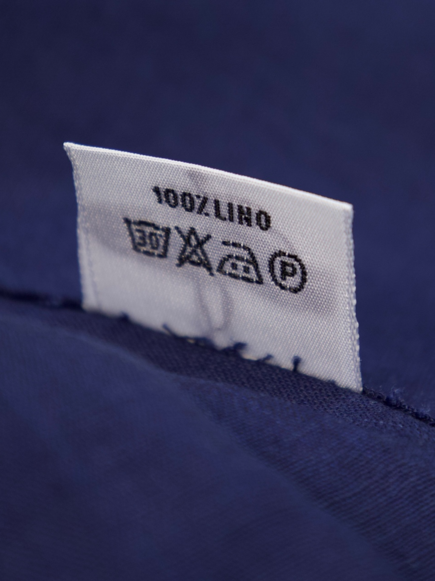 Cesare Attolini Dark Blue Linen Shirt