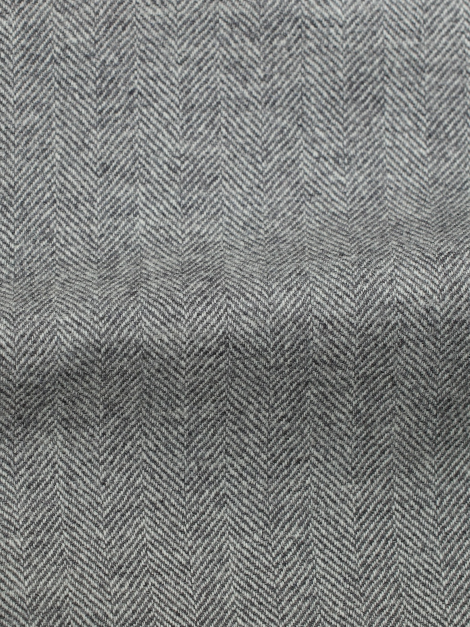 Brunello Cucinelli Grey Wool & Cashmere Elbow-Patch Herringbone Jacket