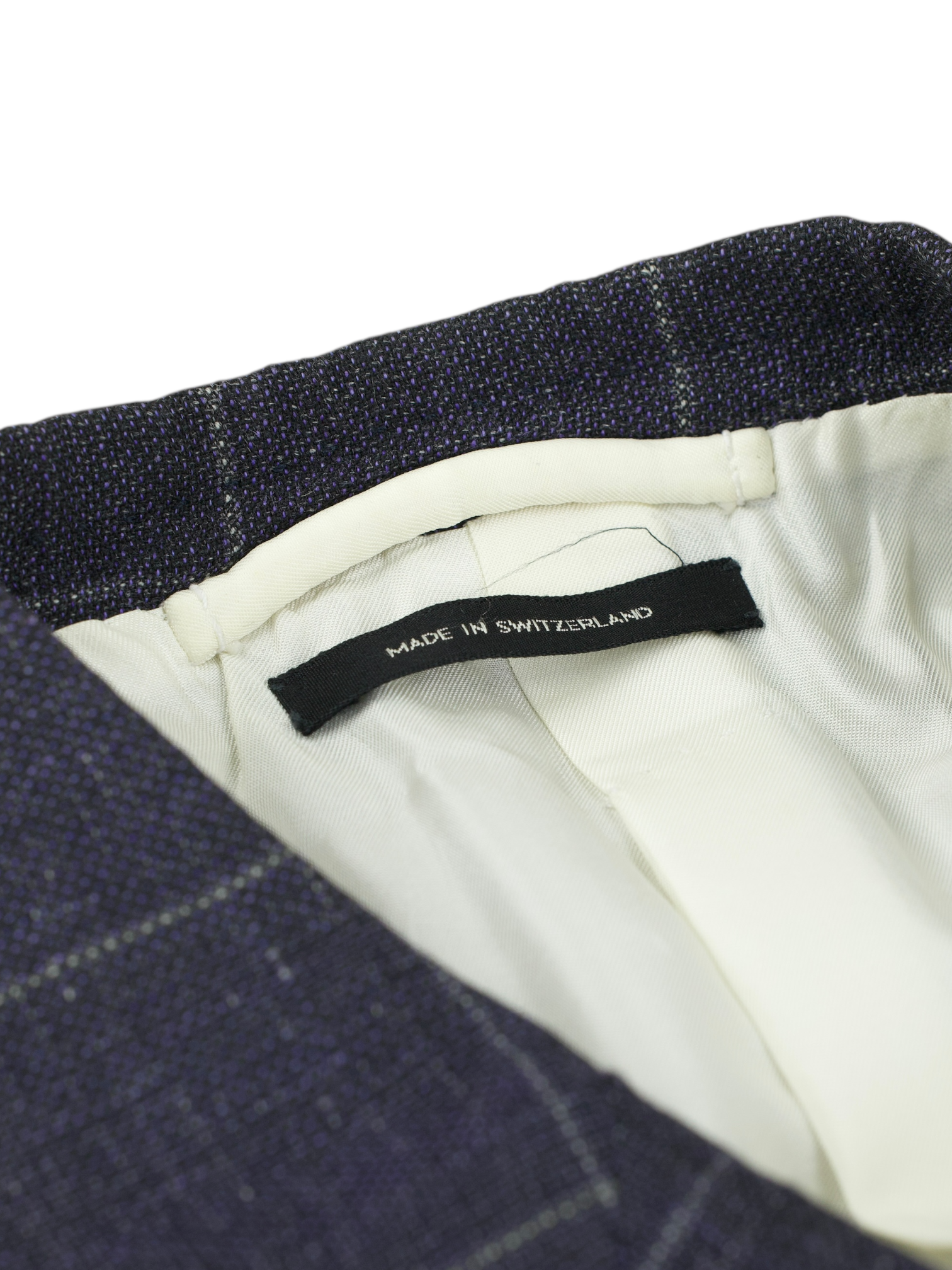 Tom Ford Dark-Indigo Wool, Linen & Silk Windowpane Windsor Jacket