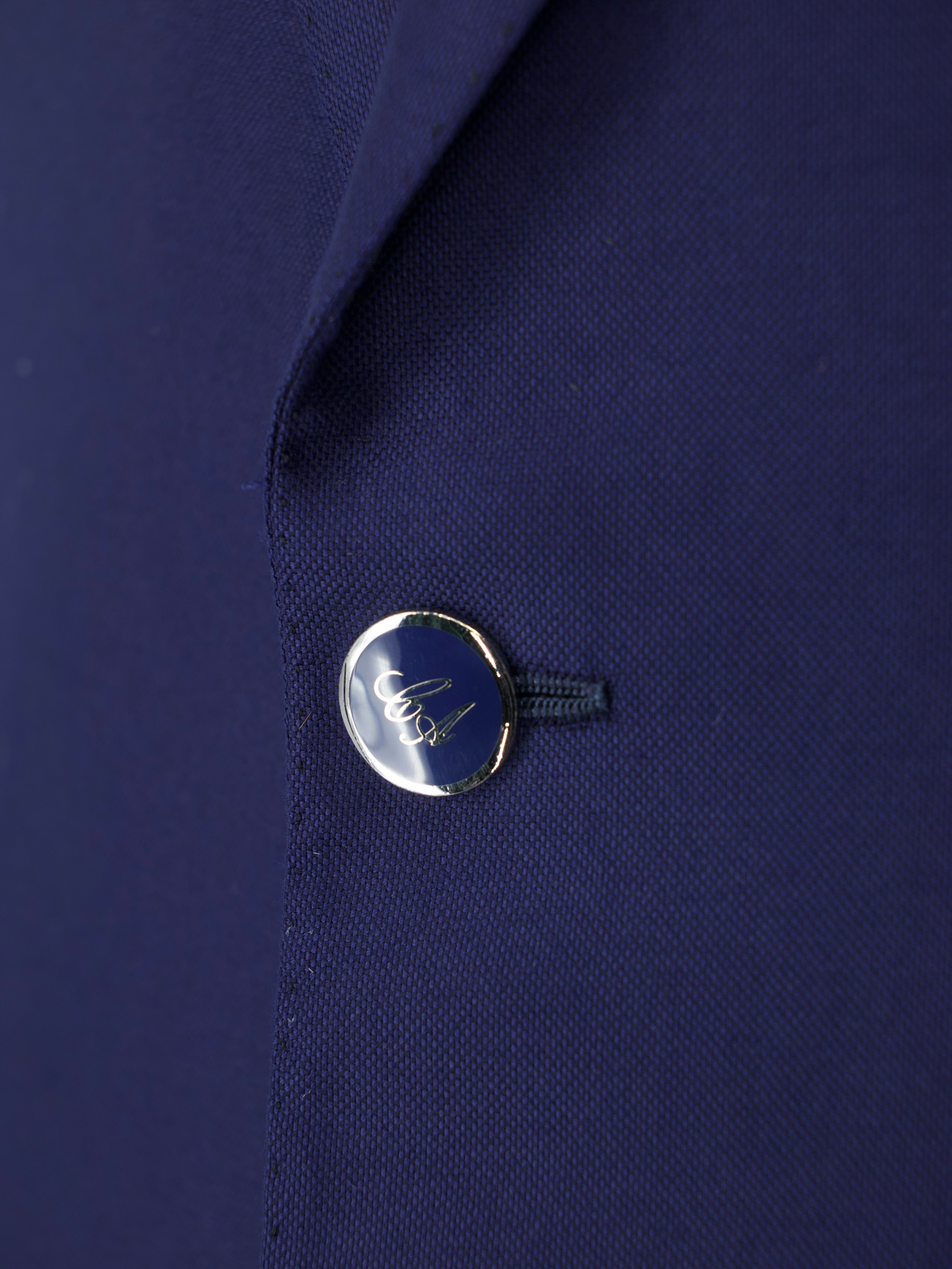 Cesare Attolini Dark Blue Wool & Cashmere Twill Blazer Jacket