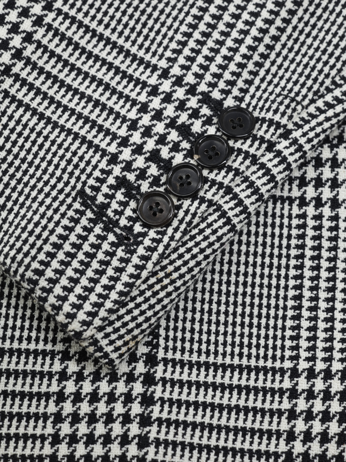 Tom Ford Black & White Cotton-Blend Iconic Prince-of-Wales Windsor Jacket