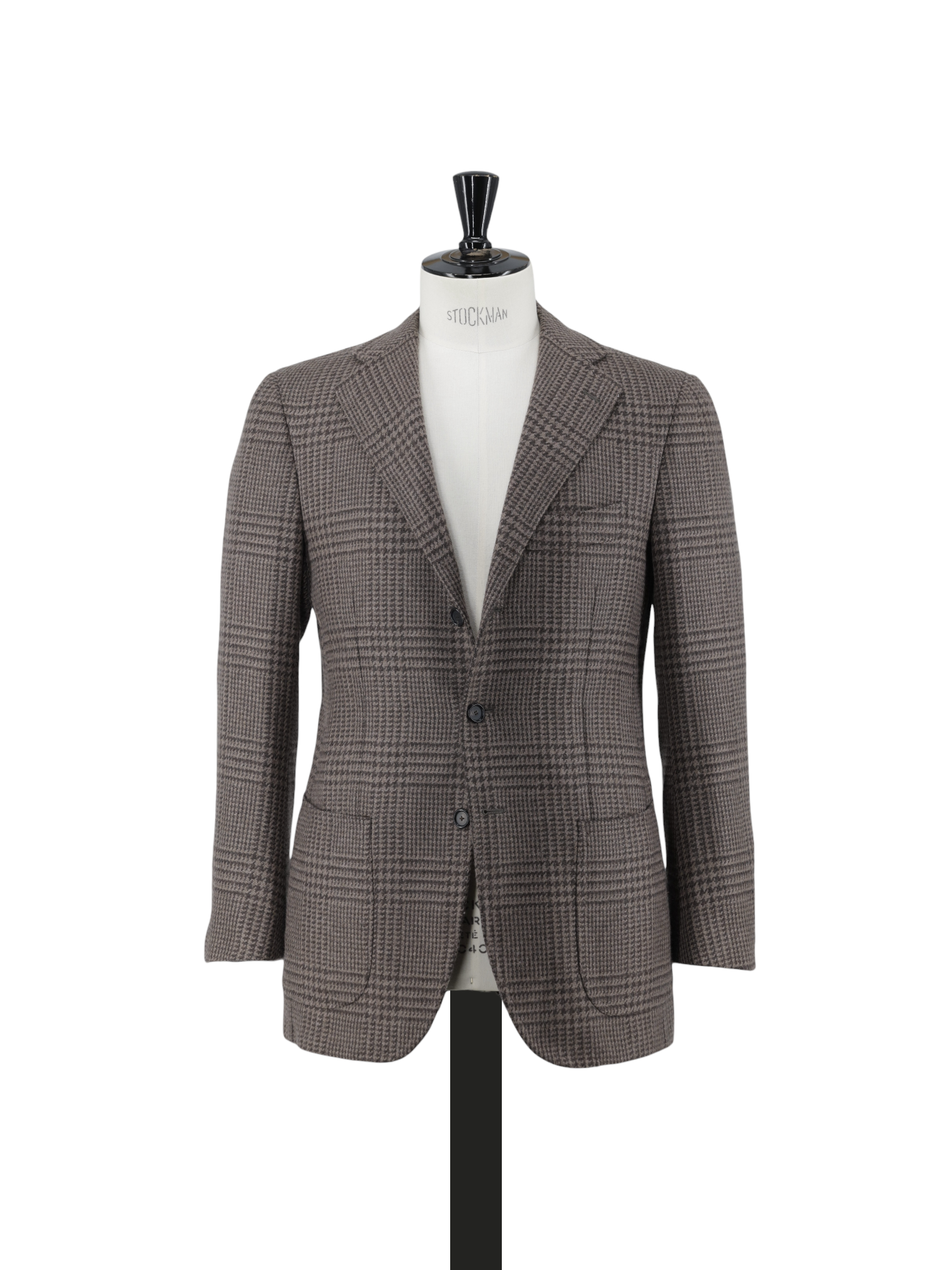 Cesare Attolini Warm Taupe Pure Plushy-Cashmere Prince of Wales Jacket