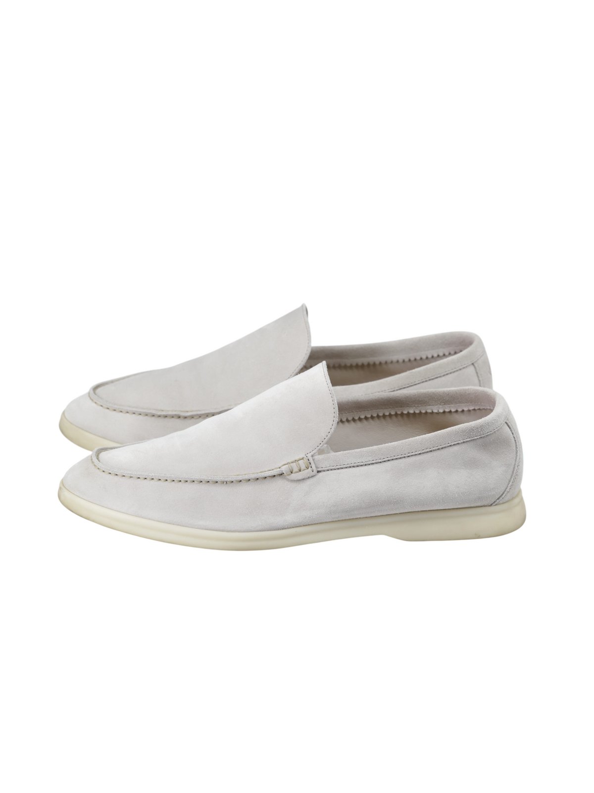 Loro Piana Beige Suede Summer Walk
