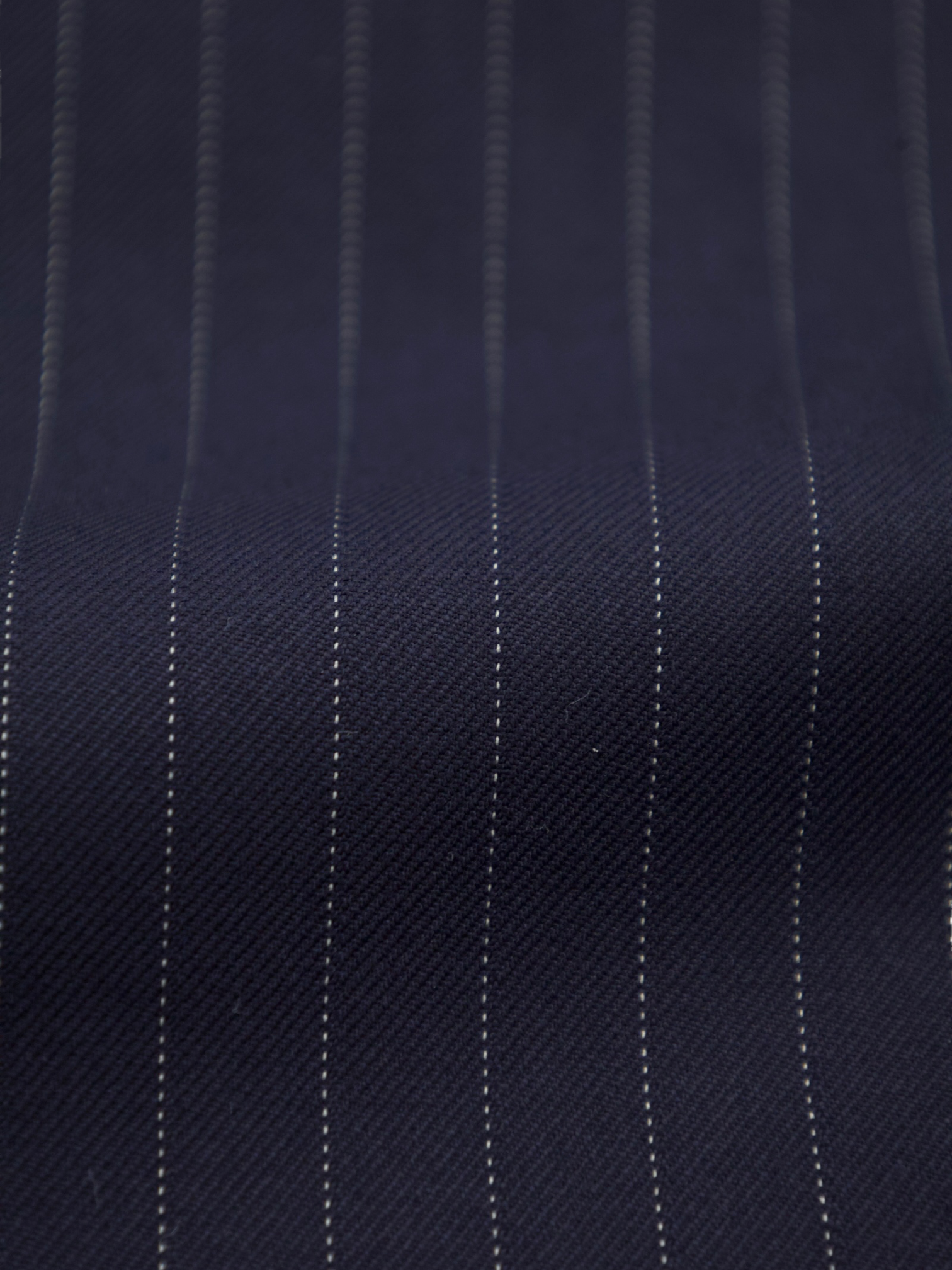 Caruso Deep Navy Super 160's Pinstripe Aida Suit + Extra Trousers