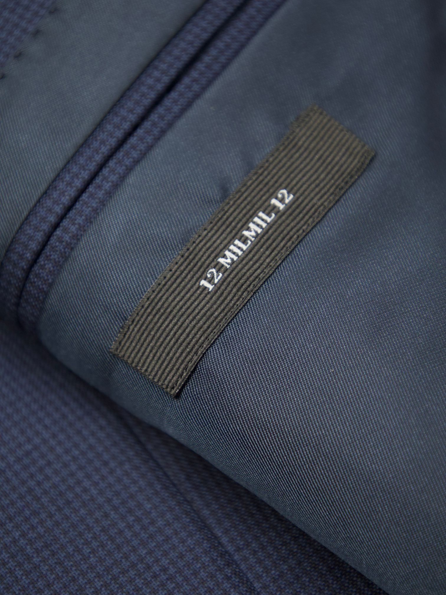 Ermenegildo Zegna Navy 12milmil12 Puppytooth Mila Suit