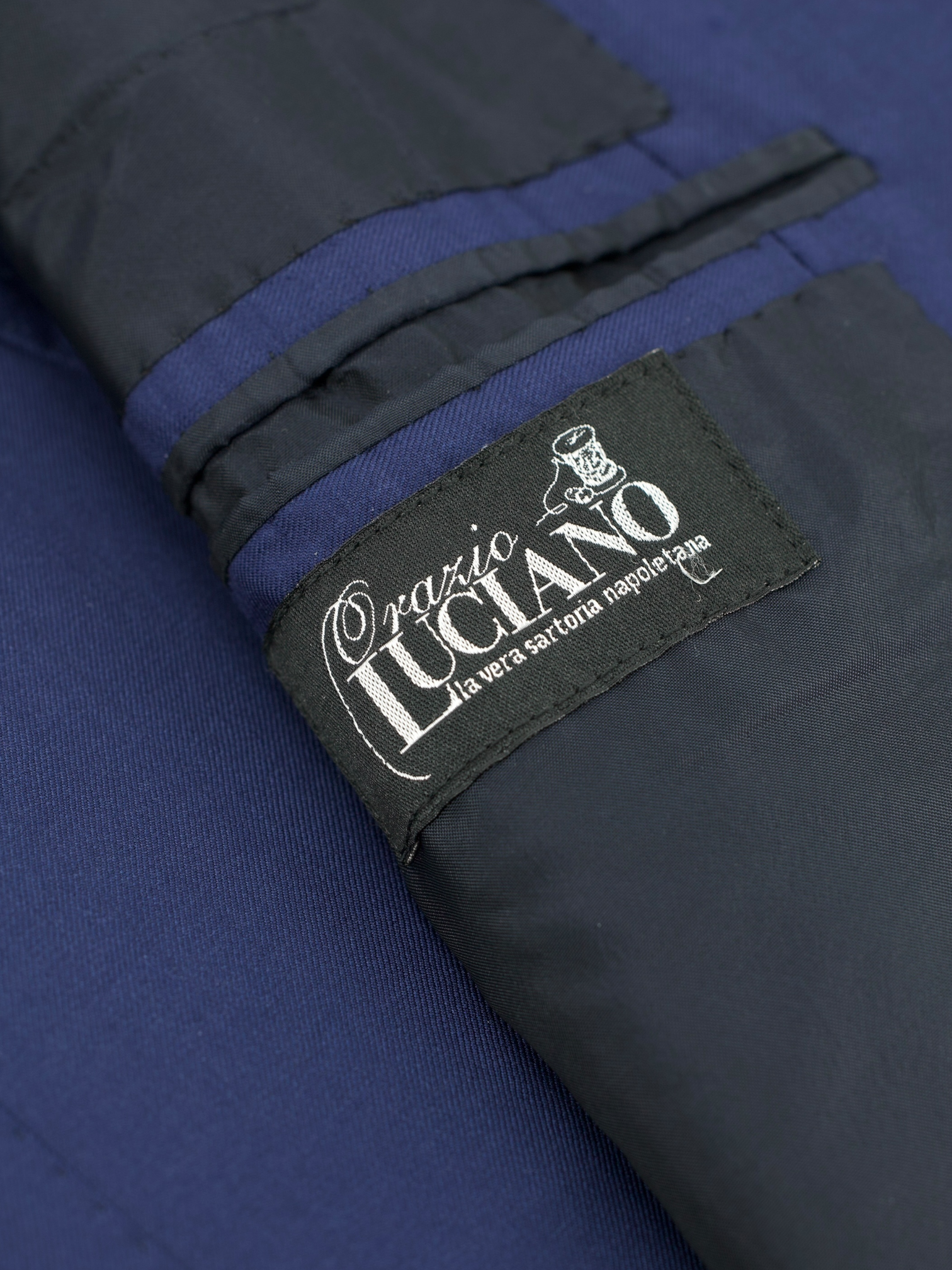 Orazio Luciano Bright Blue Wool Twill Jacket