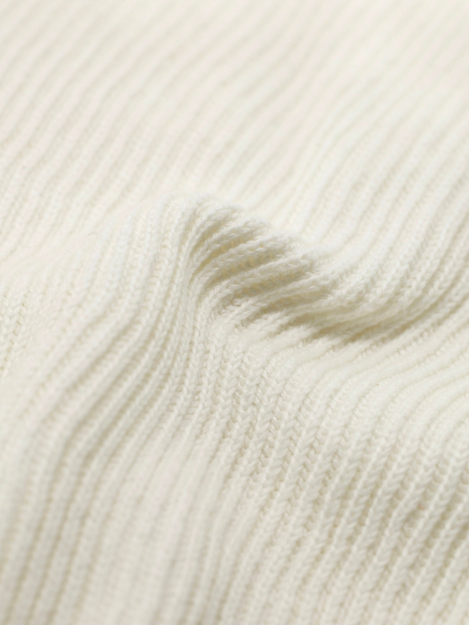 Brunello Cucinelli White & Brown Cotton Round-Neck Oversized Sweater