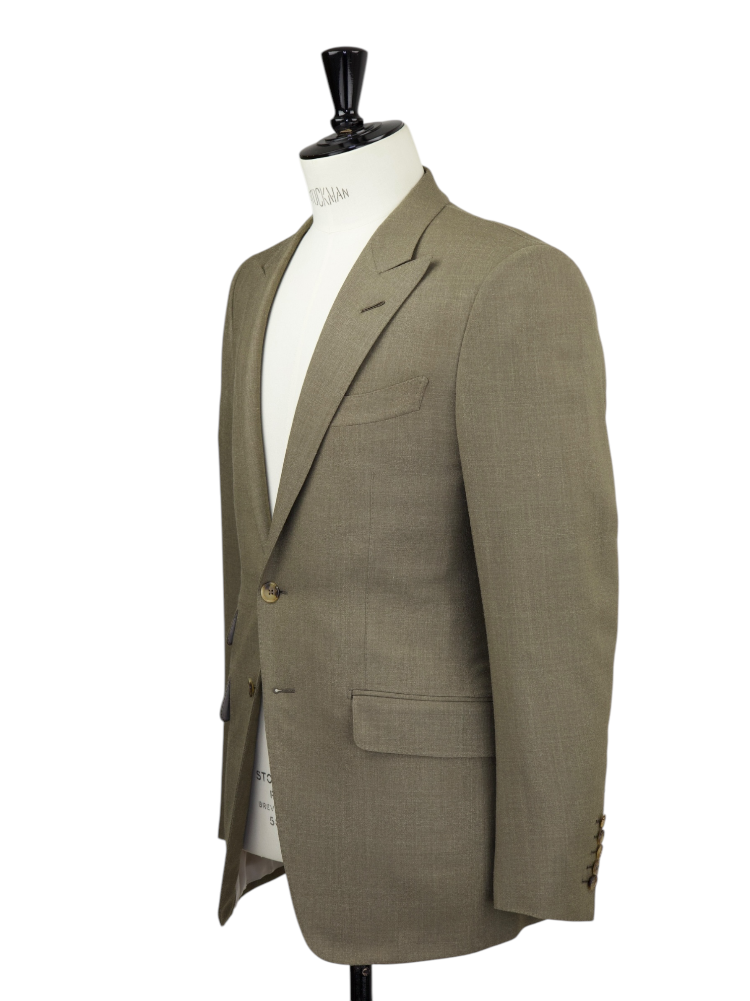 Tom Ford Khaki Wool & Silk O'Connor Jacket