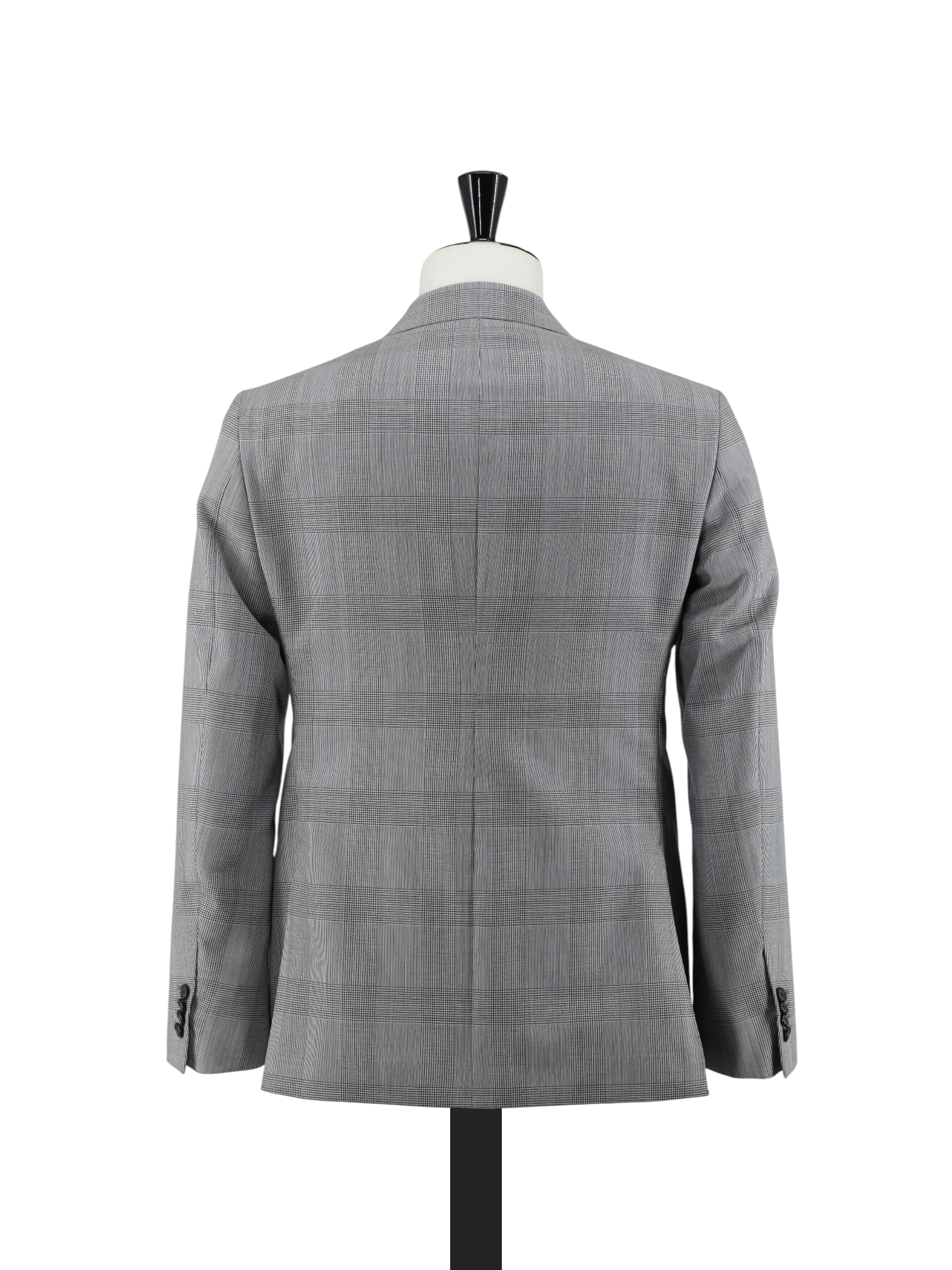 Caruso Grey Wool Double Breasted Prince of Wales Figaro Suit