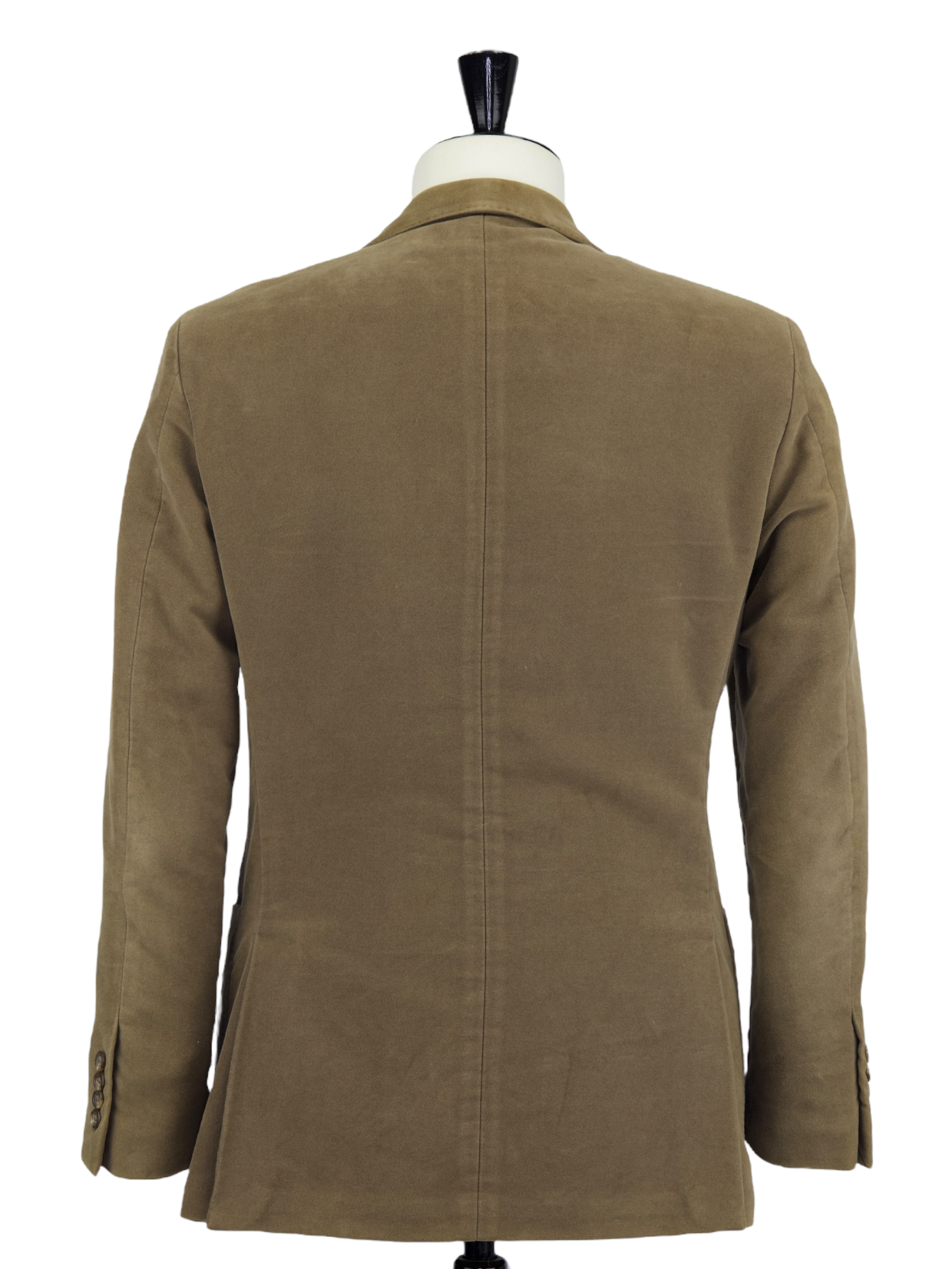 Ralph Lauren Light Brown Moleskin Cotton Blazer Jacket